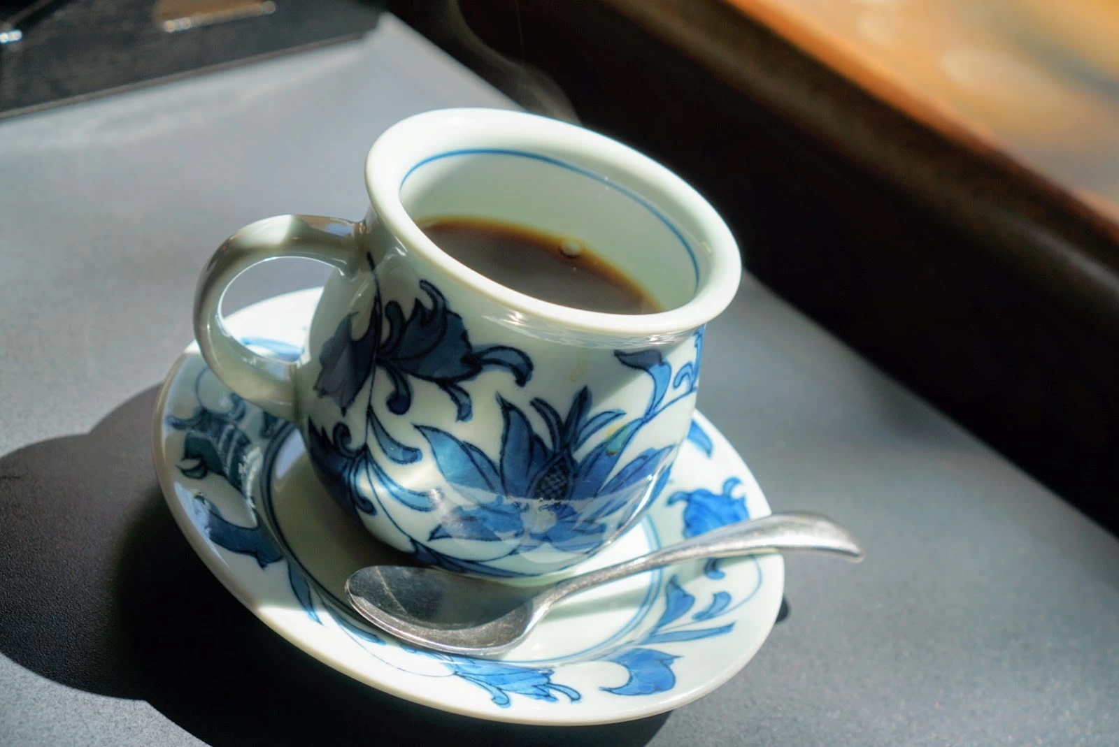 珈琲がついている