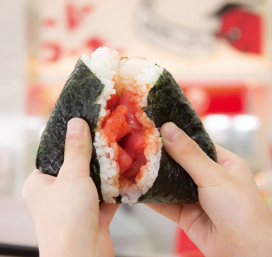 具がたっぷり！ジャンボおにぎり できたて明太子