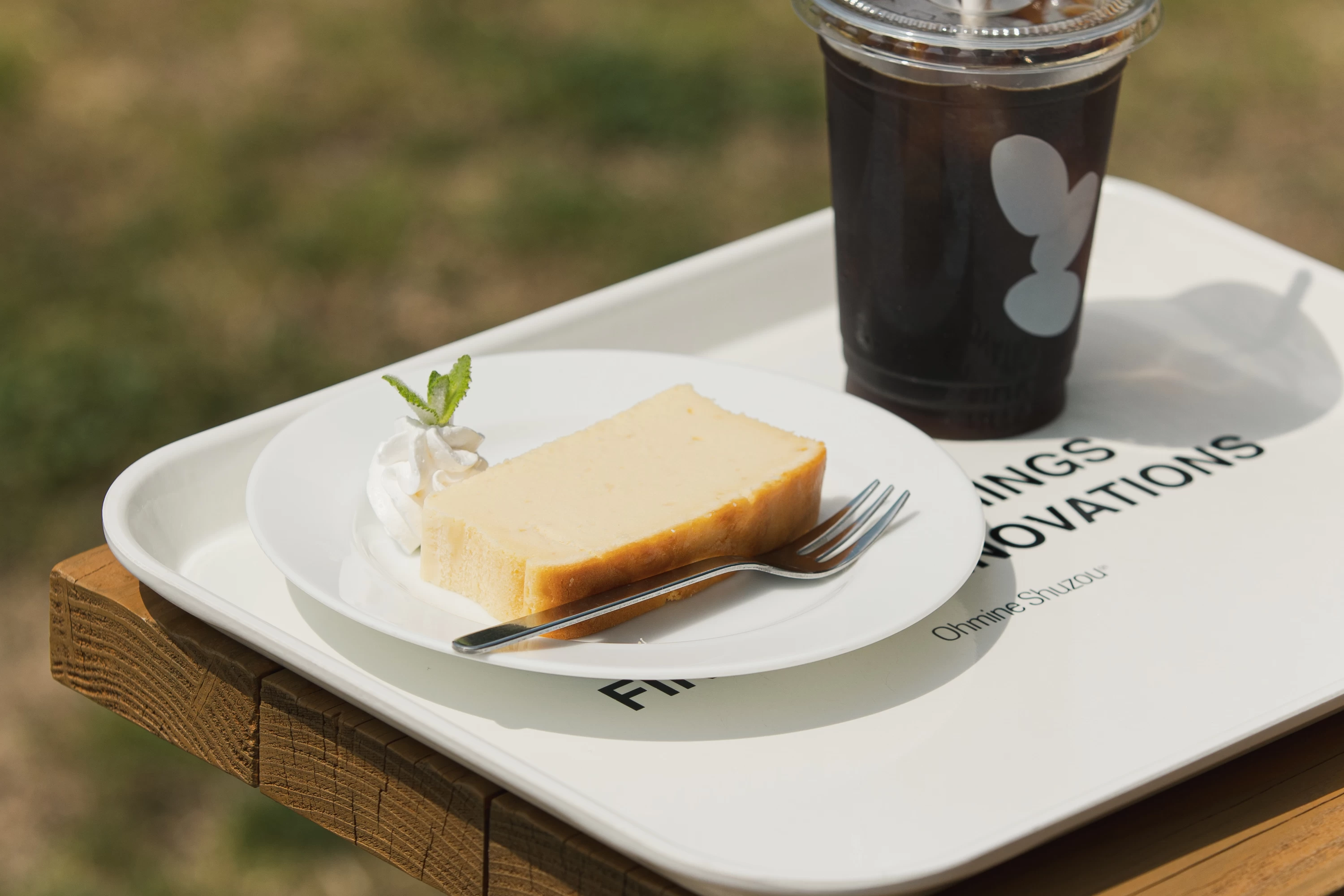 酒粕を使ったチーズケーキが人気