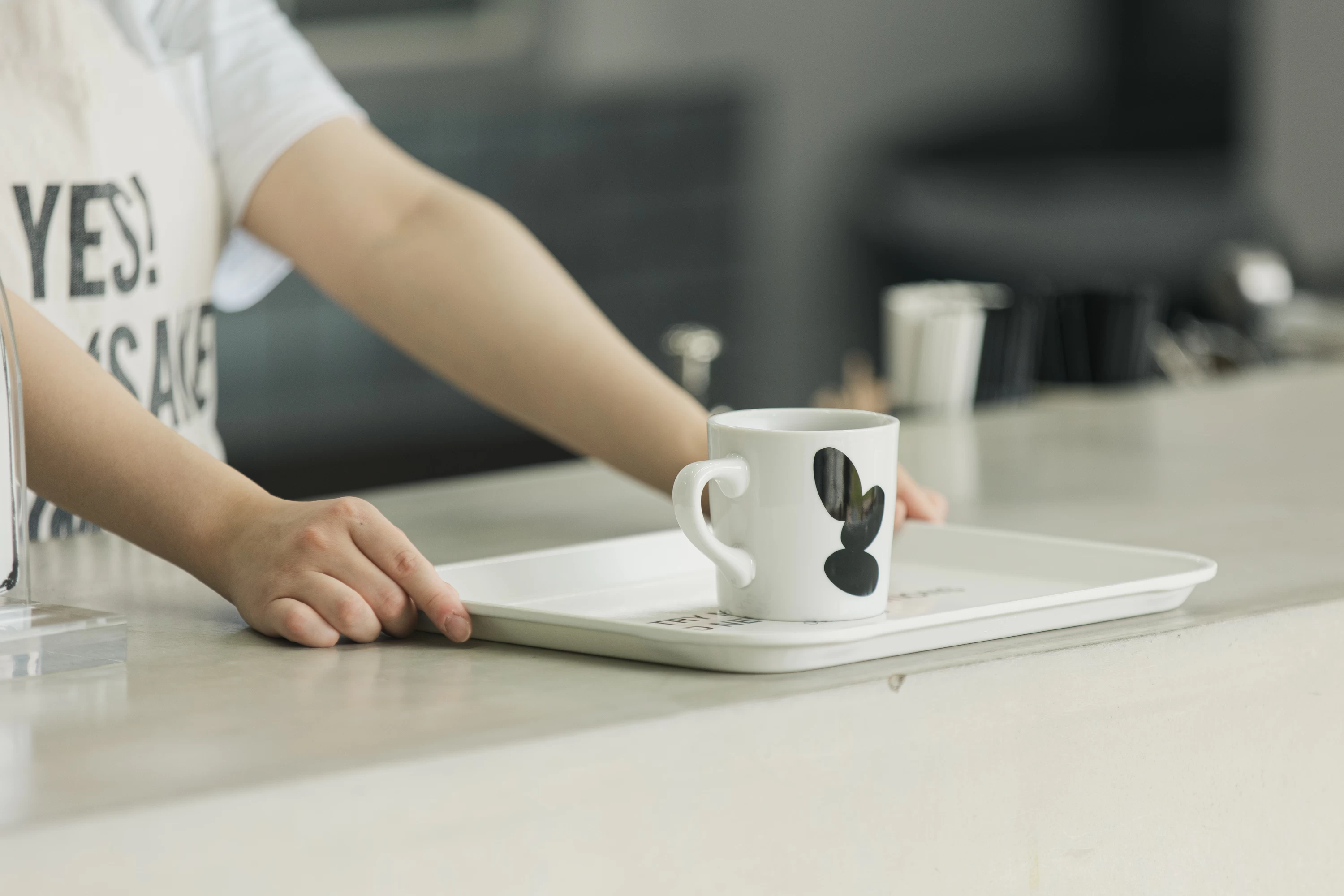 仕込み水を使用したコーヒーがいただける