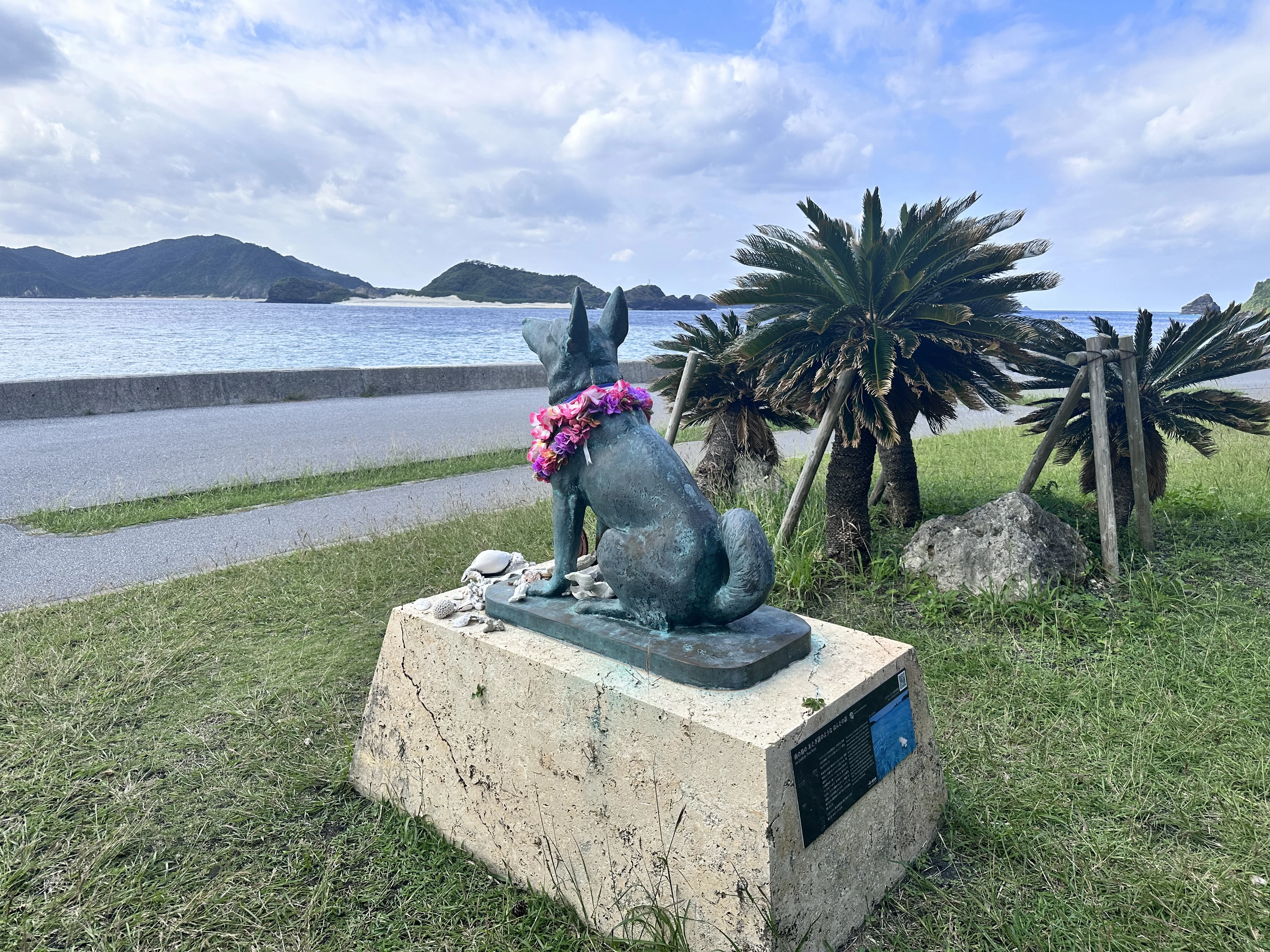 海を見つめるマリリン