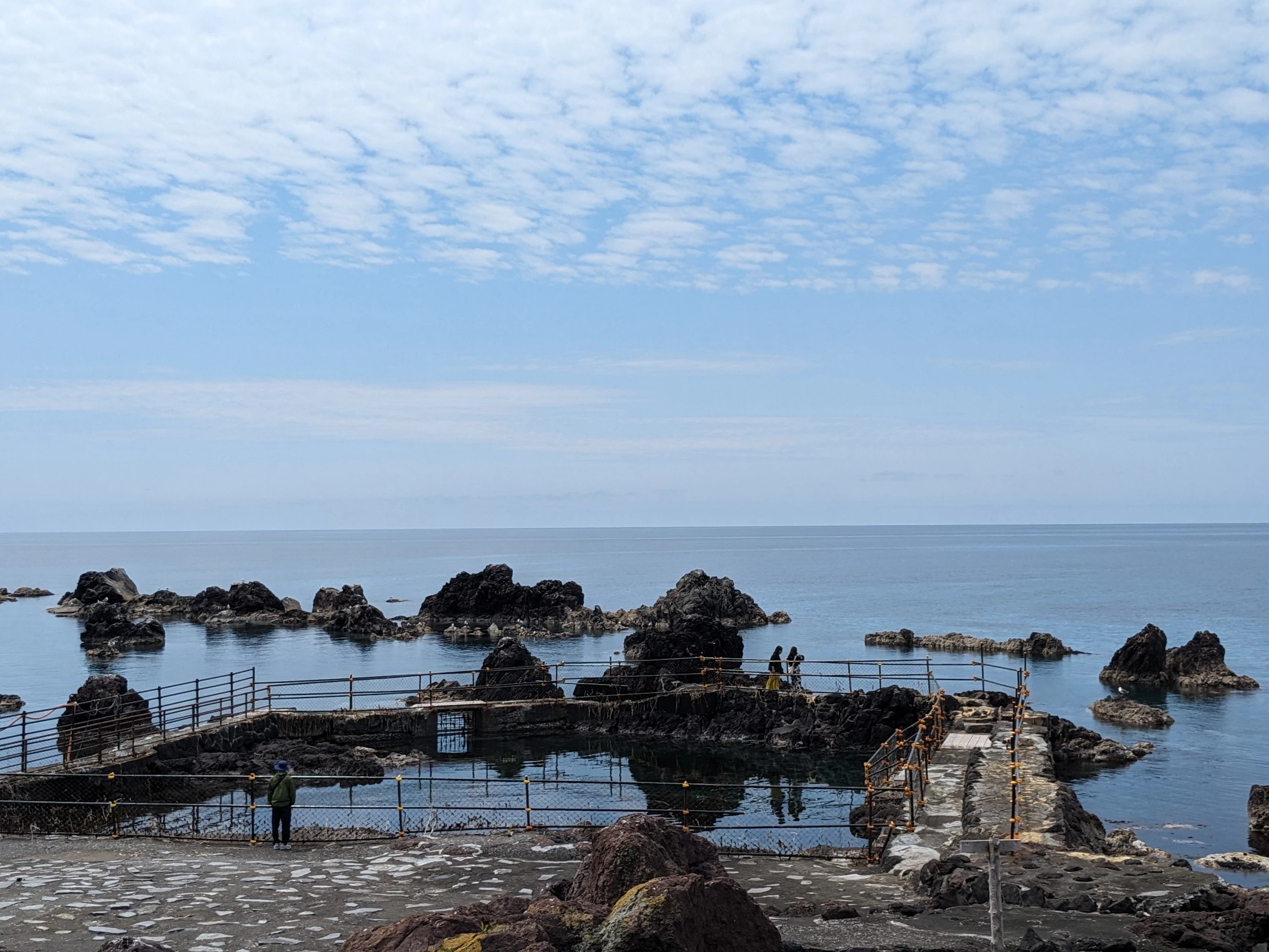海岸（現地にて撮影）