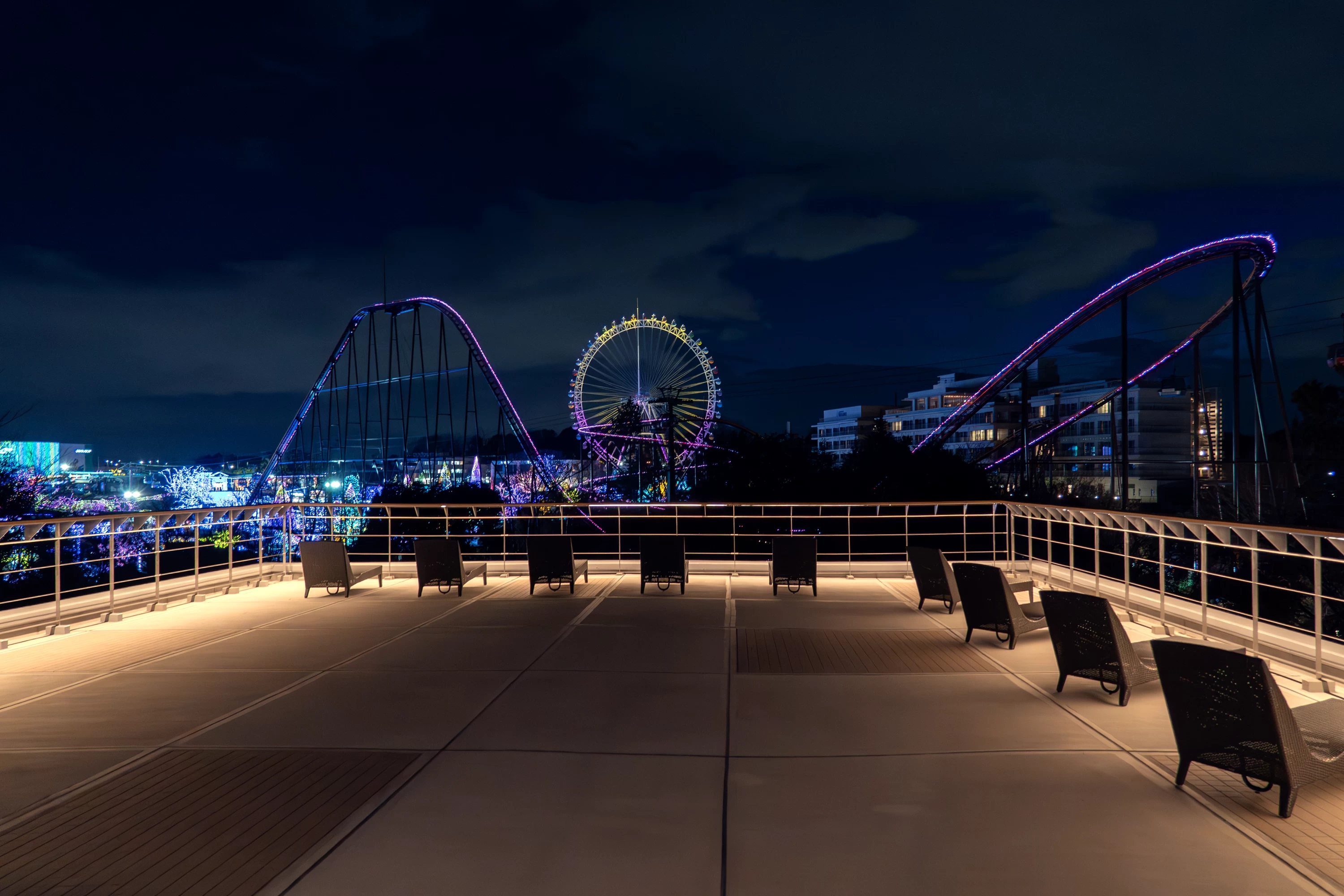 花見テラス（夜景）