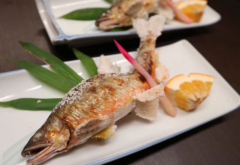 鮎の塩焼き