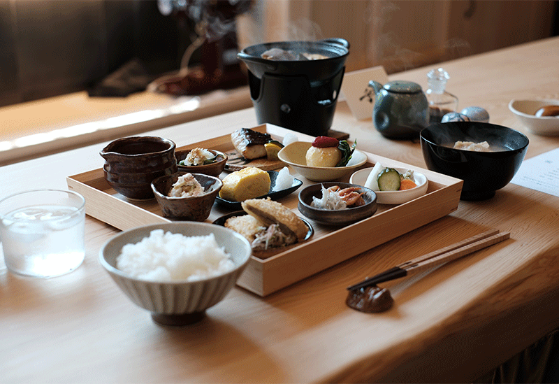 一日のはじまりにふさわしい彩り豊かな料理