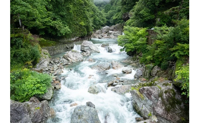 景勝地の中津渓谷