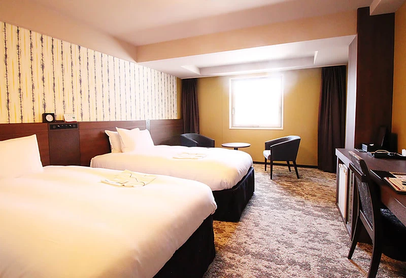 広々とした「スタンダードツインルーム」