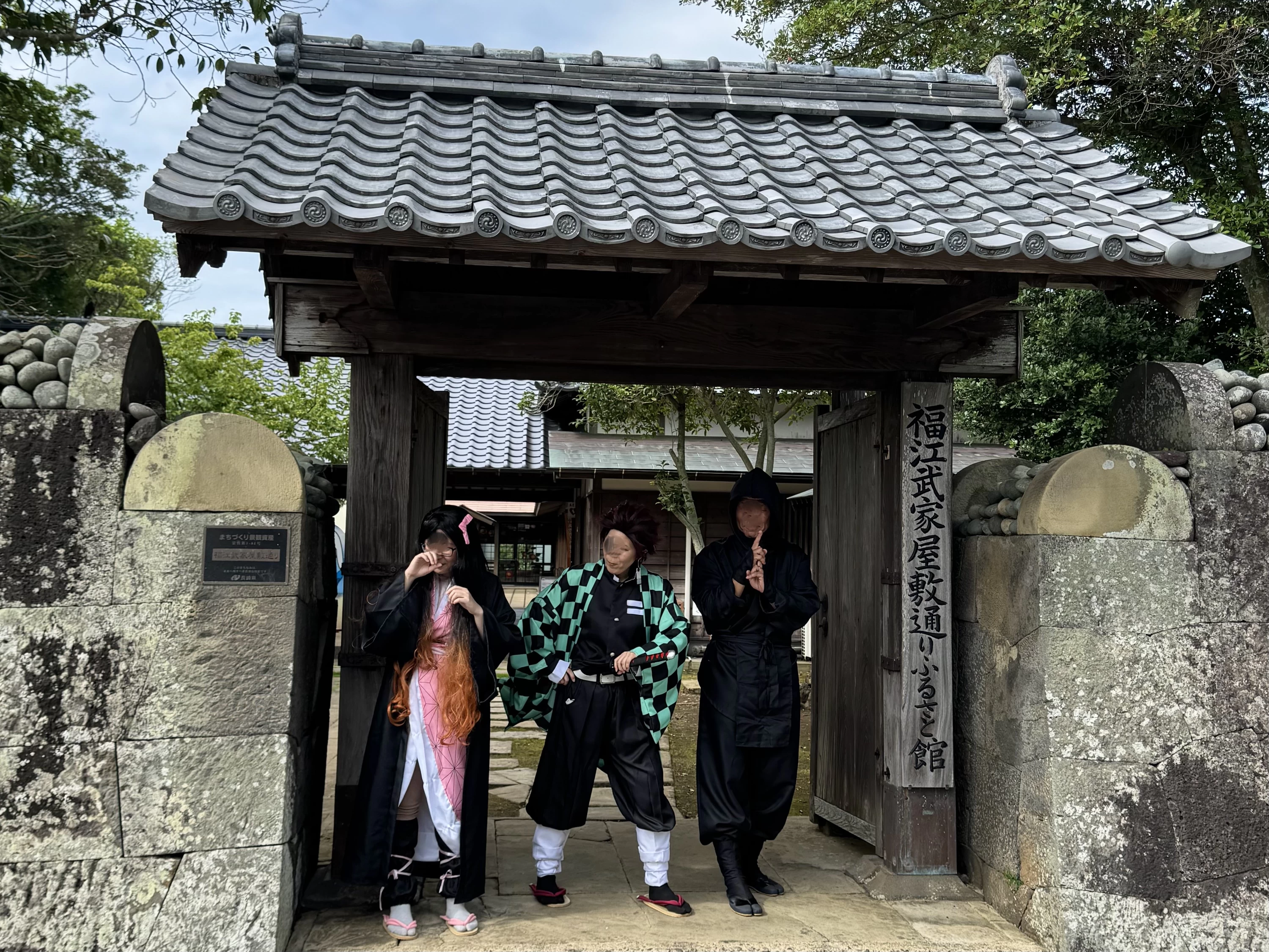 コスプレ体験(現地にて撮影)