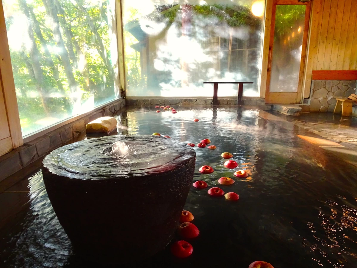 りんご風呂