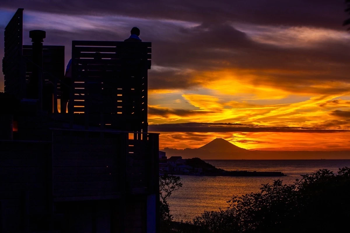 Sea Sauna Shackから眺められる夕景や星空も楽しみ