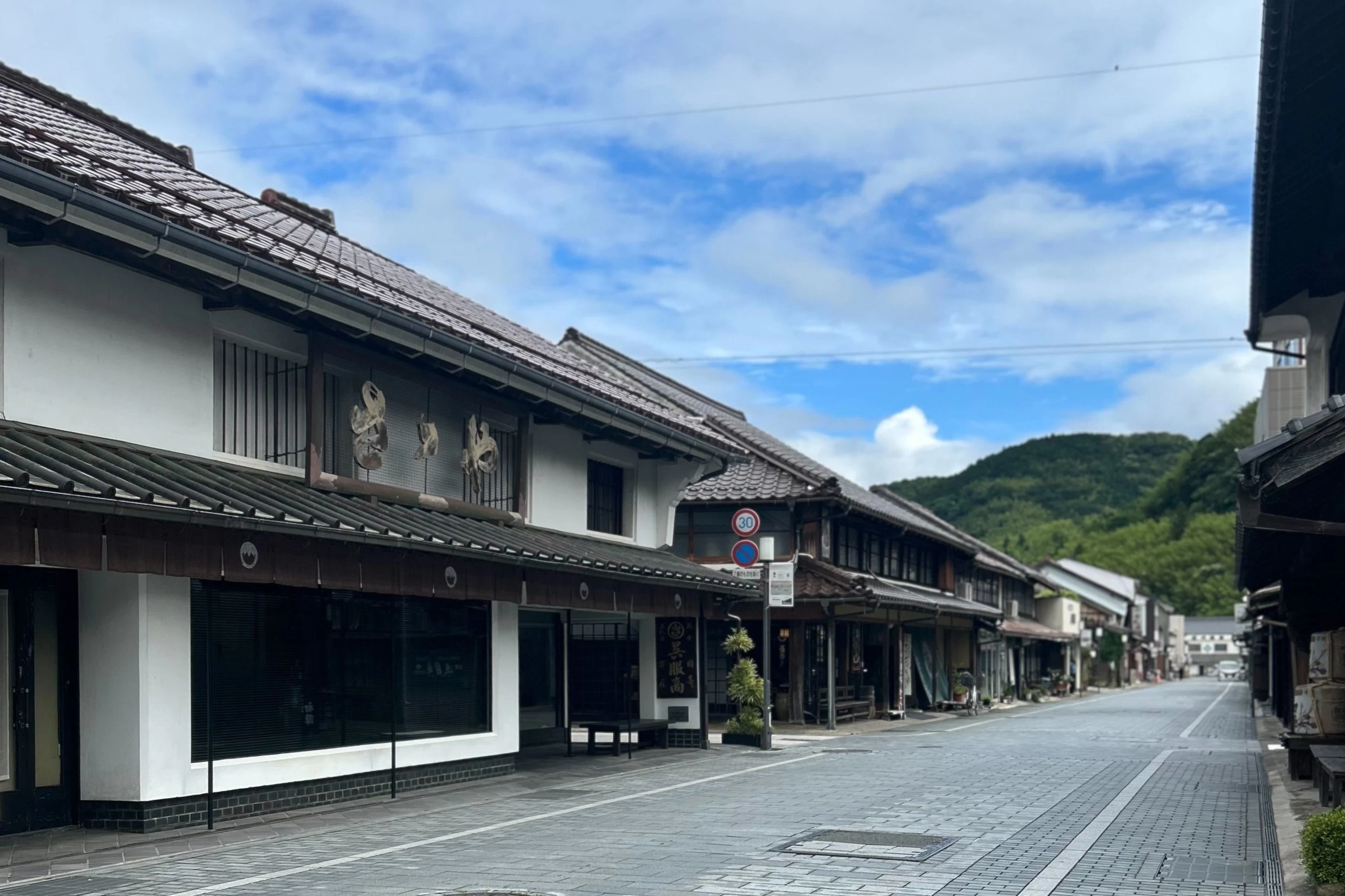 風情ある津和野の町並み（現地にて撮影）