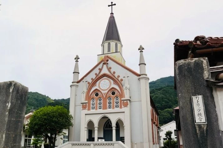 津和野カトリック教会（現地にて撮影）