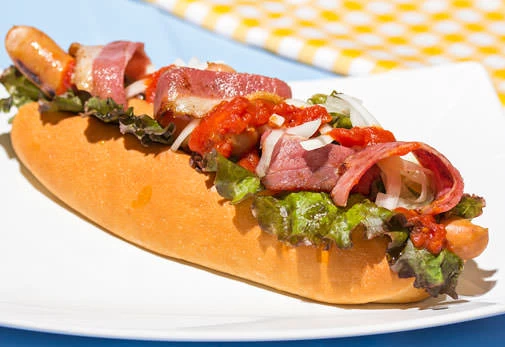 淡路ブルコギチーズドック（ポテト付き）