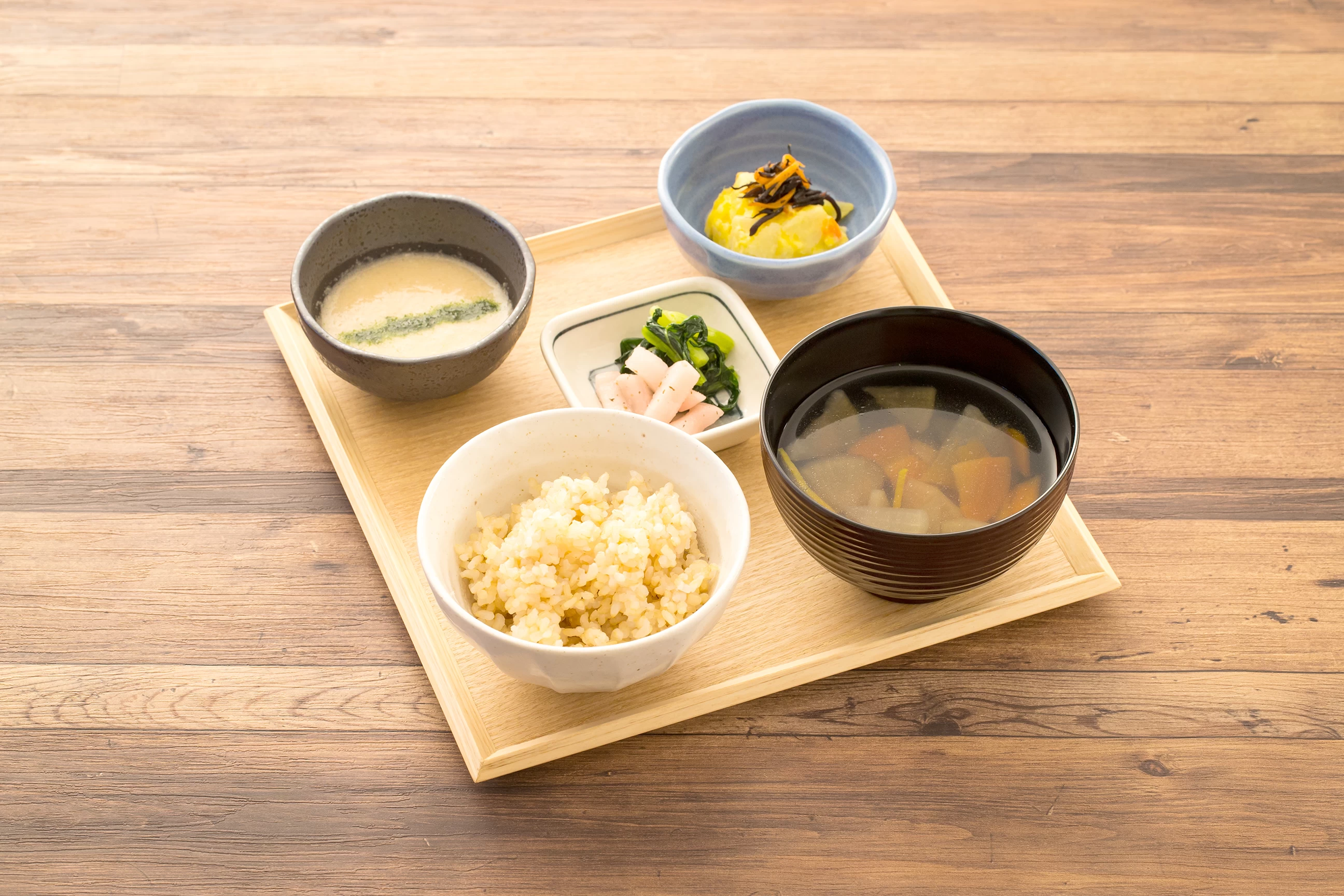 玄米ごはんセット（朝食）