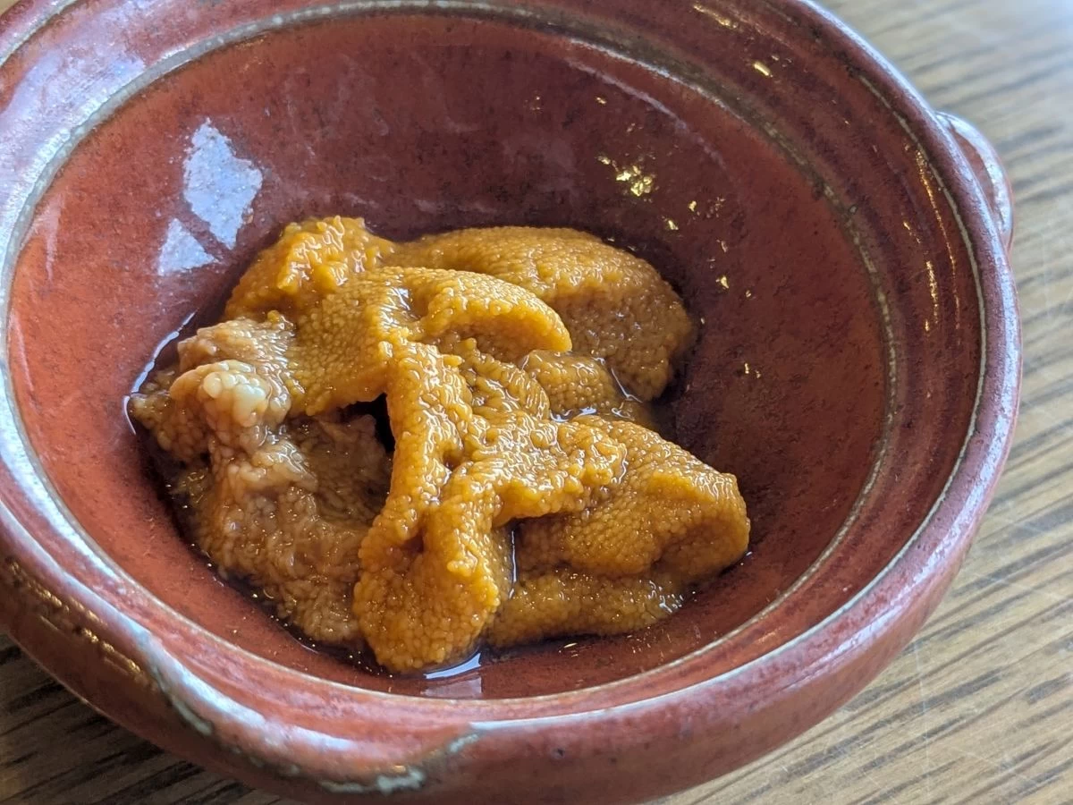 ウニ（現地にて撮影）