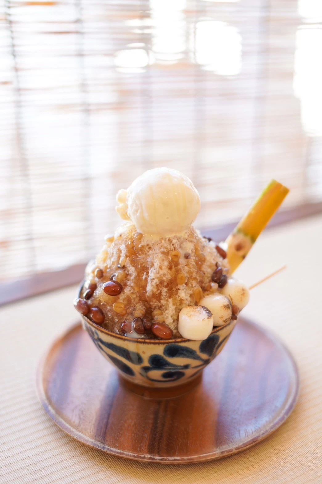 純黒蜜きなこのかき氷