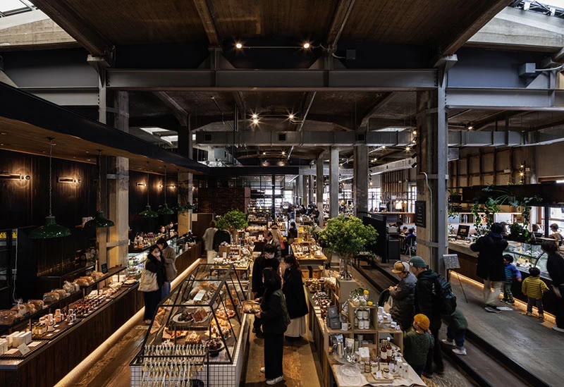 お洒落でモダンな複合施設