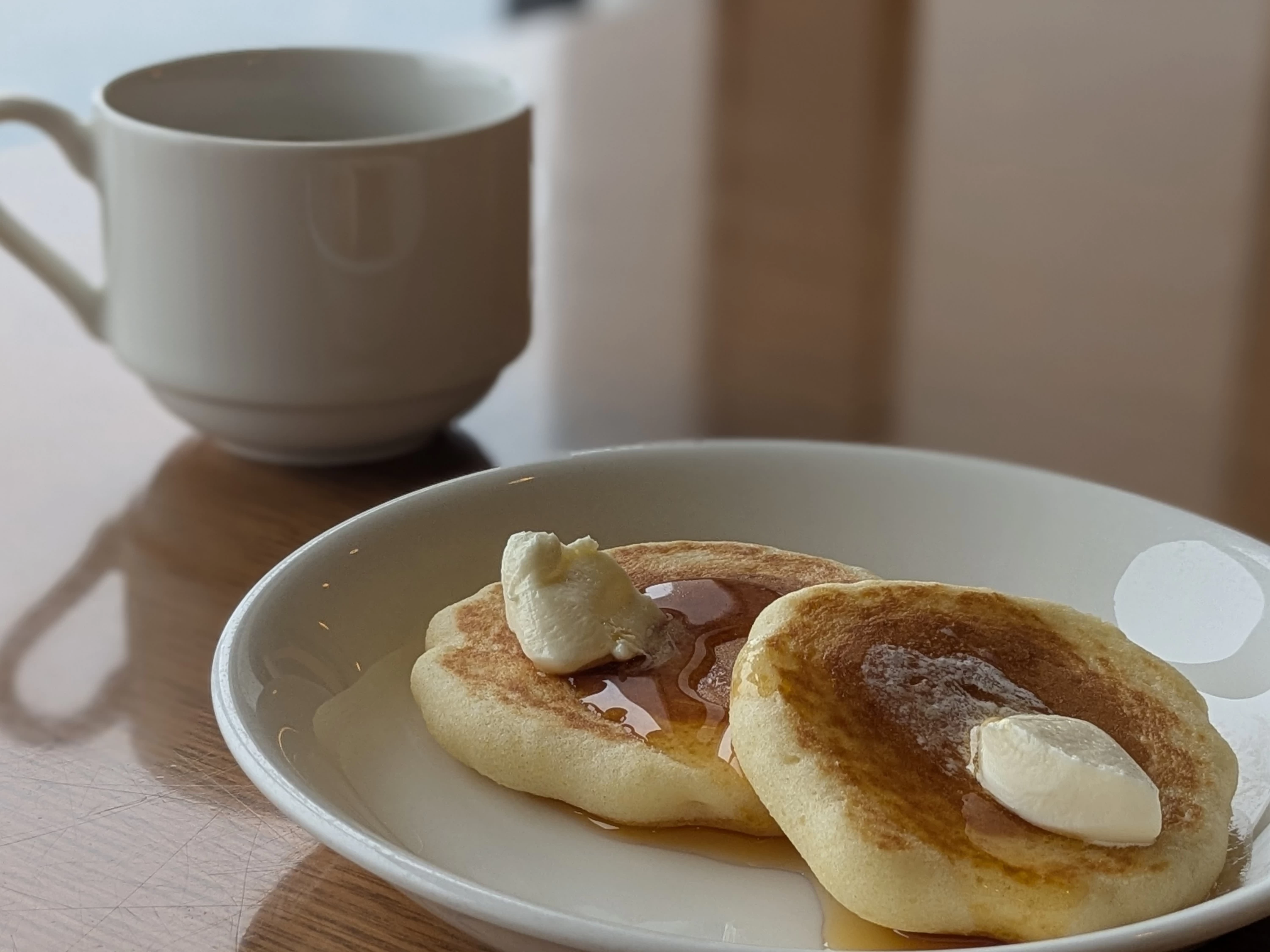 パンケーキ（現地にて撮影）