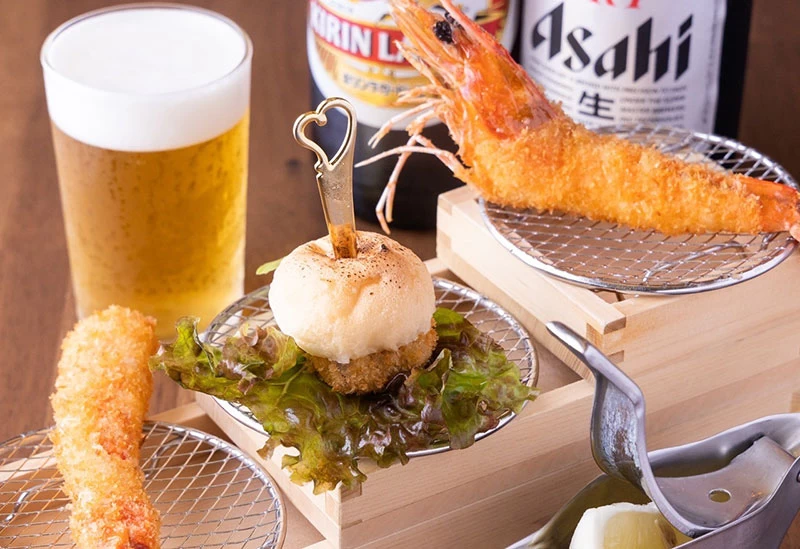 創作串が楽しめるおまかせコース