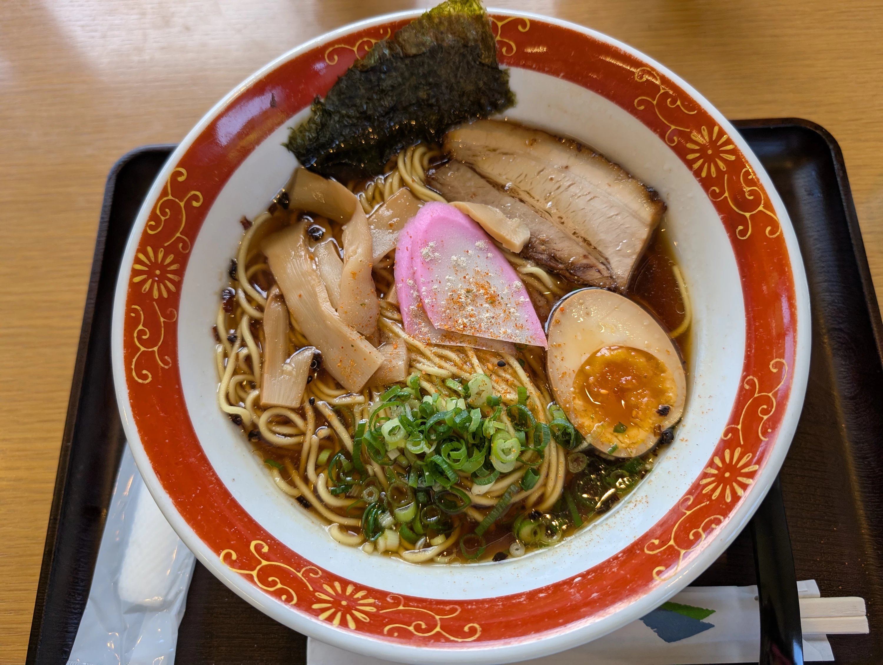 久万高原ラーメン 900円（現地にて撮影）