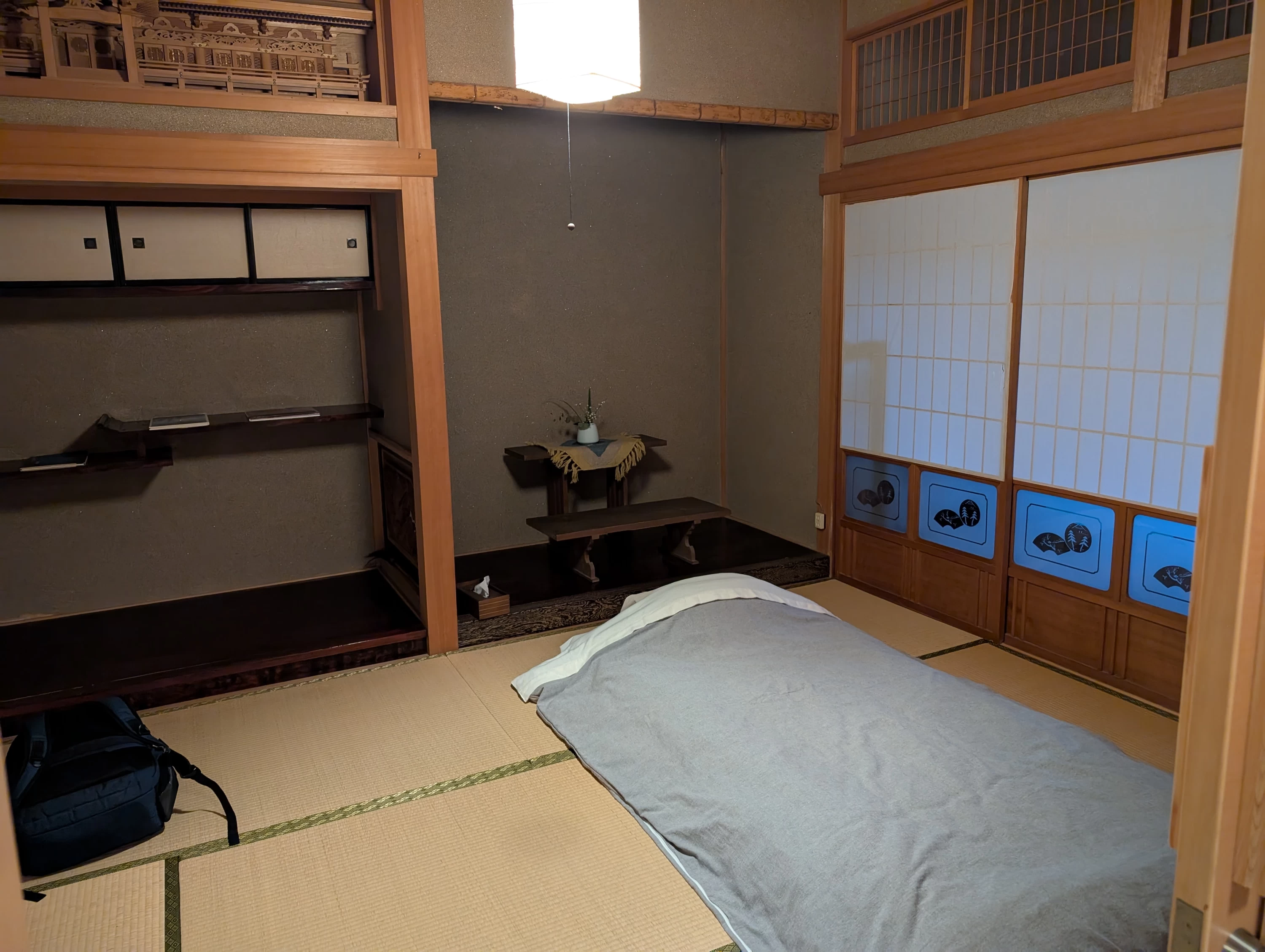 寝室（現地にて撮影）