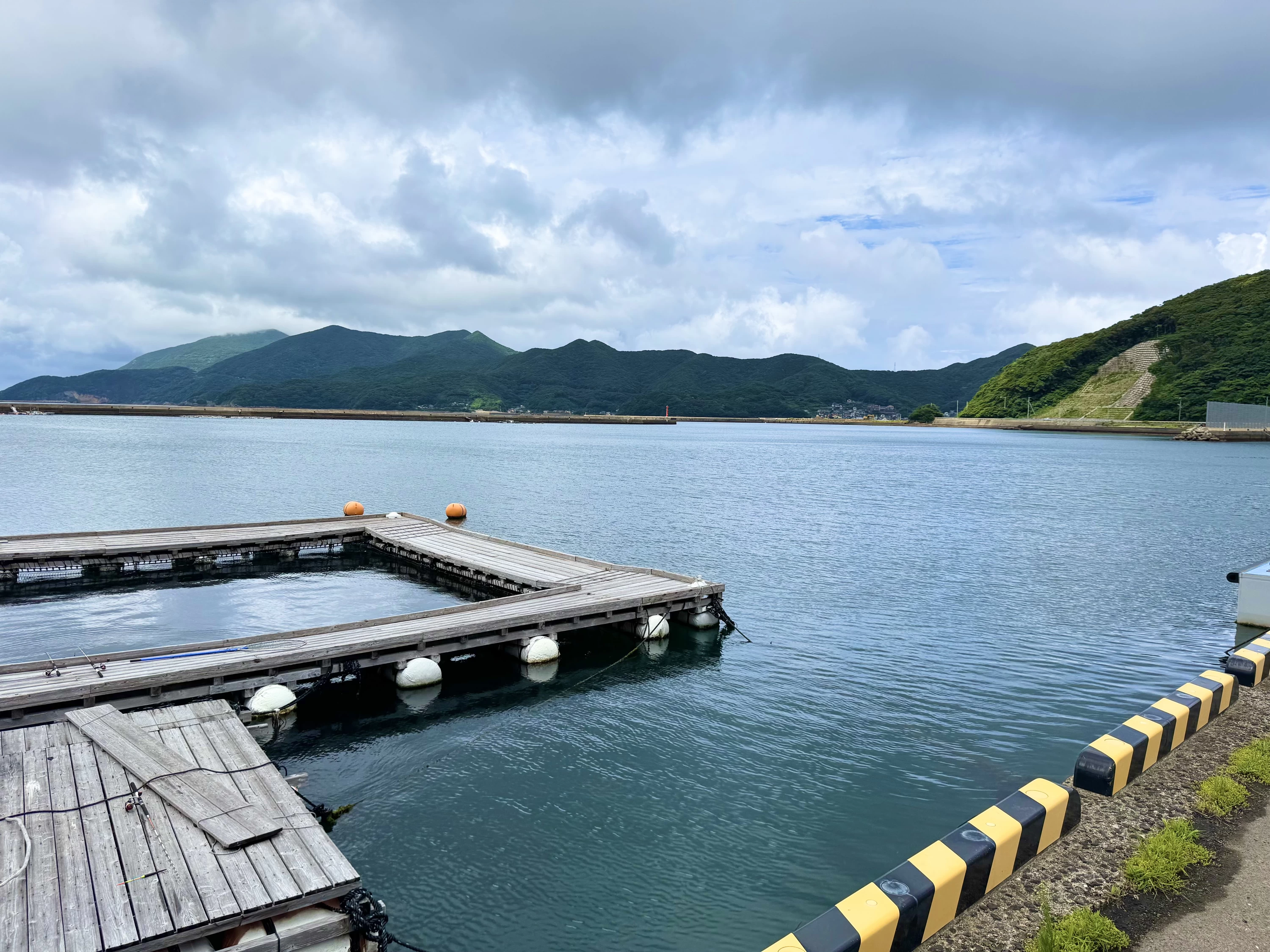 生簀(現地にて撮影)