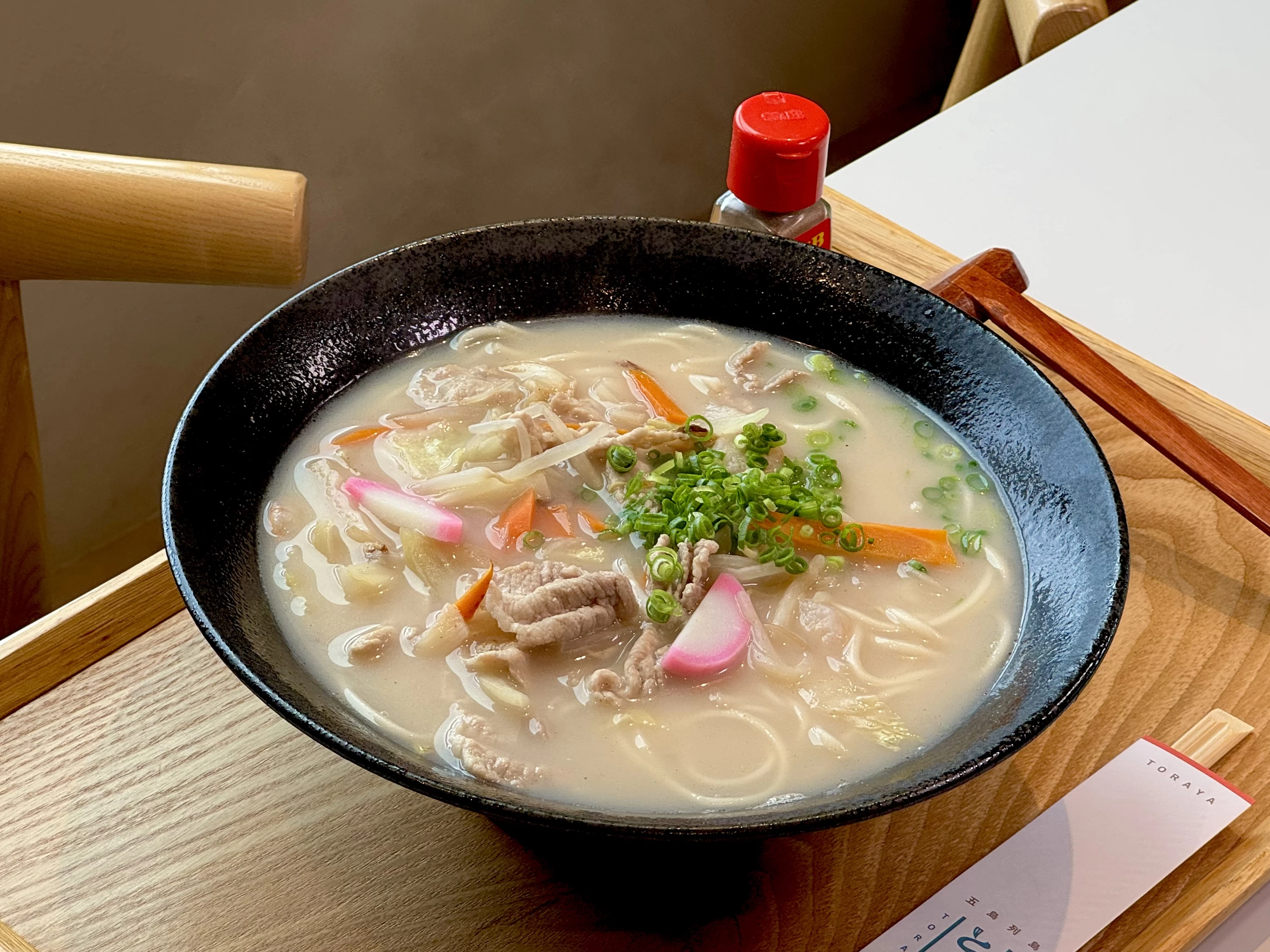 あご出汁ちゃんぽん(現地にて撮影)