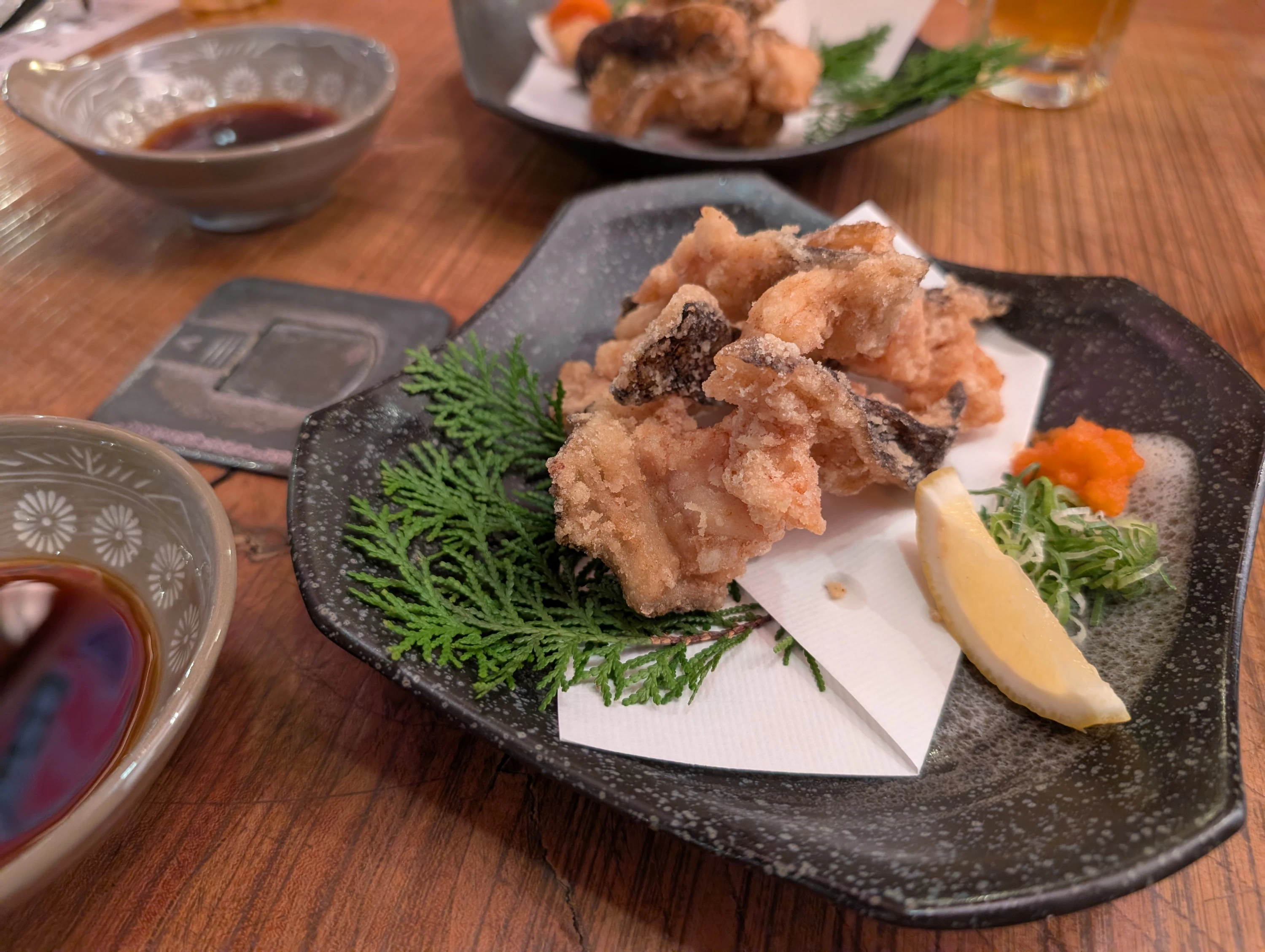 ウツボのから揚げ（現地にて撮影）