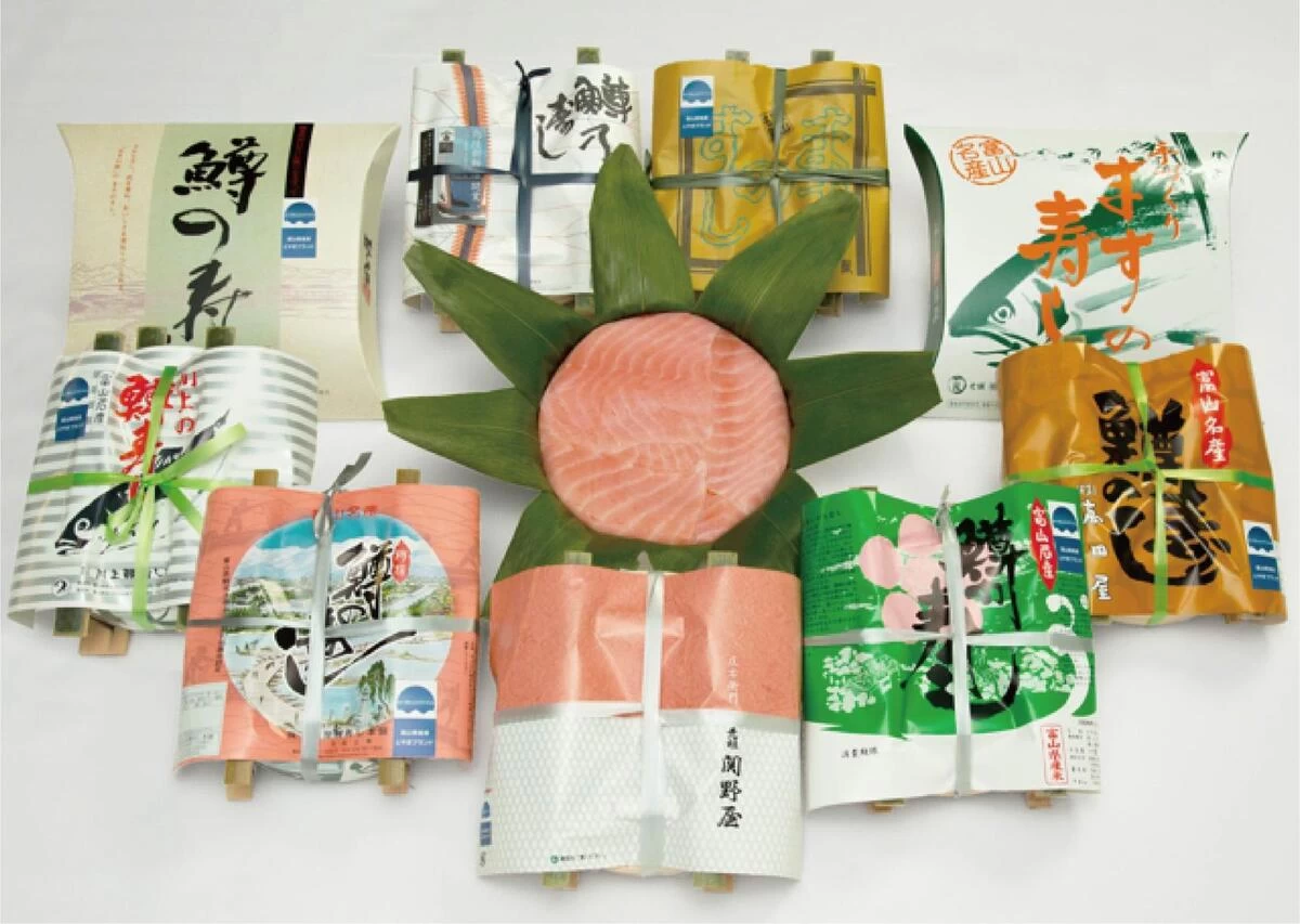 選りすぐりの鱒乃寿しを集めた専門店「越中鱒寿し富乃恵」