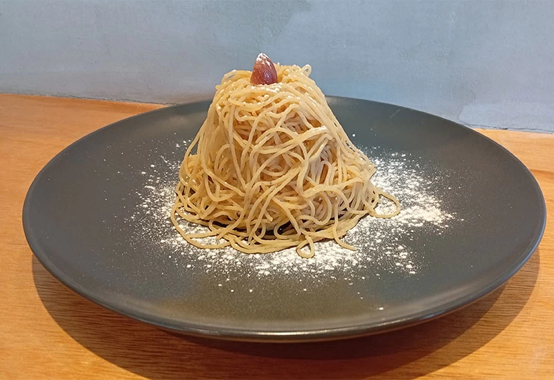 笠間の栗を使った極上モンブラン