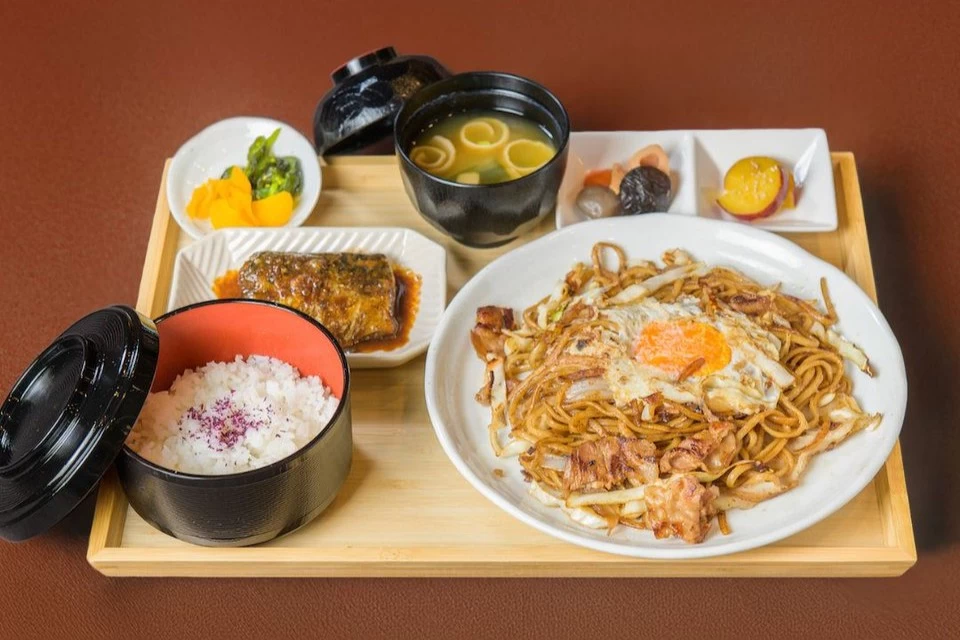 定食には「ぬか炊き」が付く