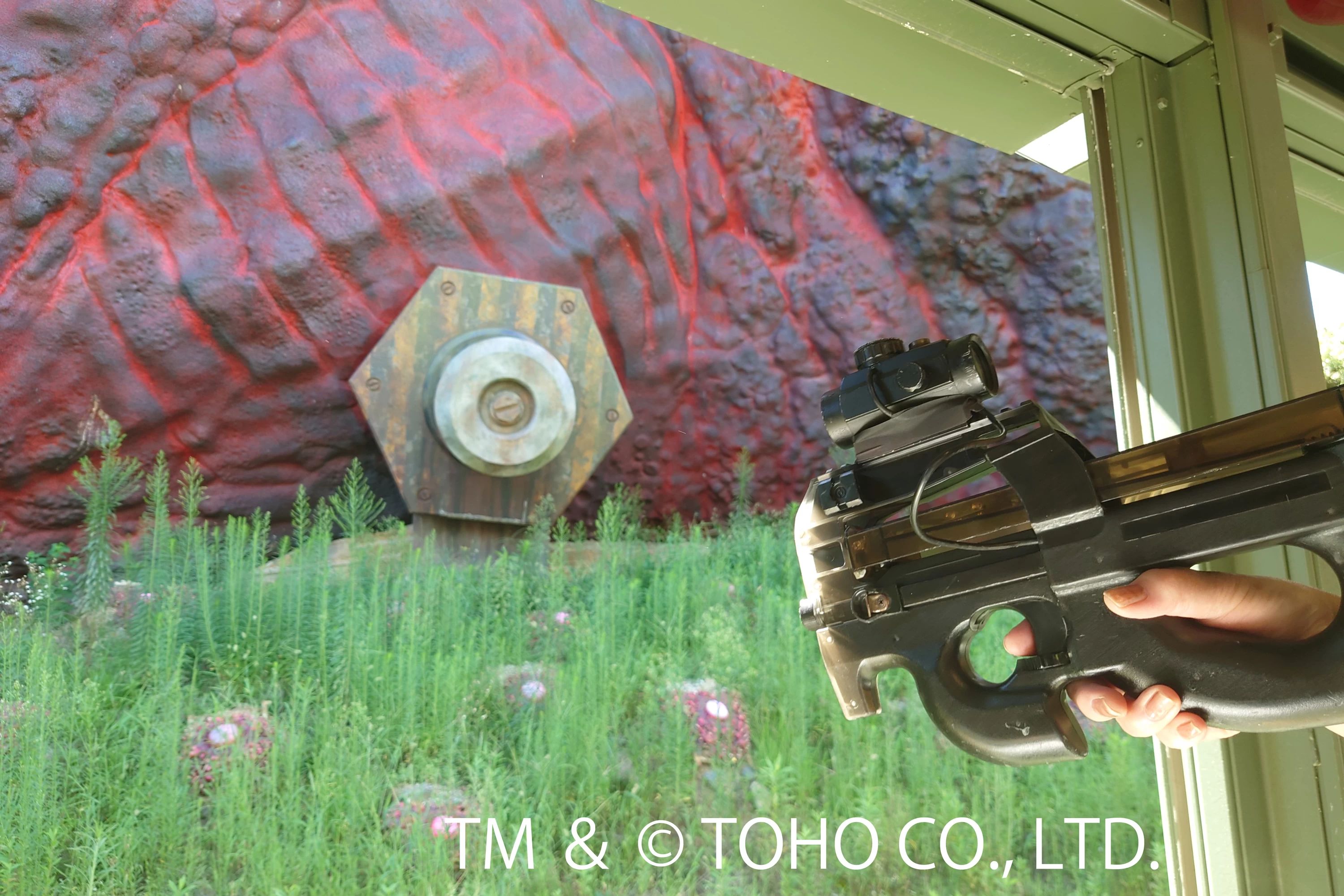 対ゴジラ細胞シューティング（現地にて撮影）