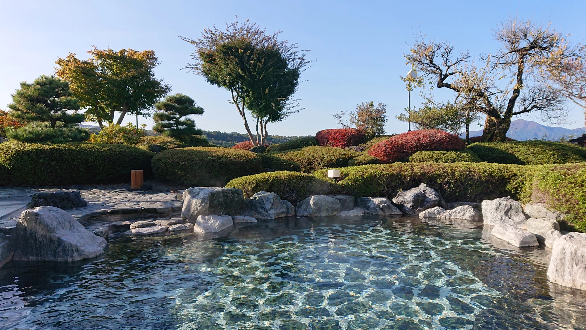 和の湯の露天風呂