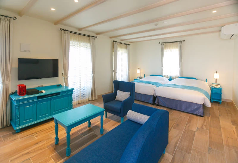 ゆったりとした「デラックスツイン」