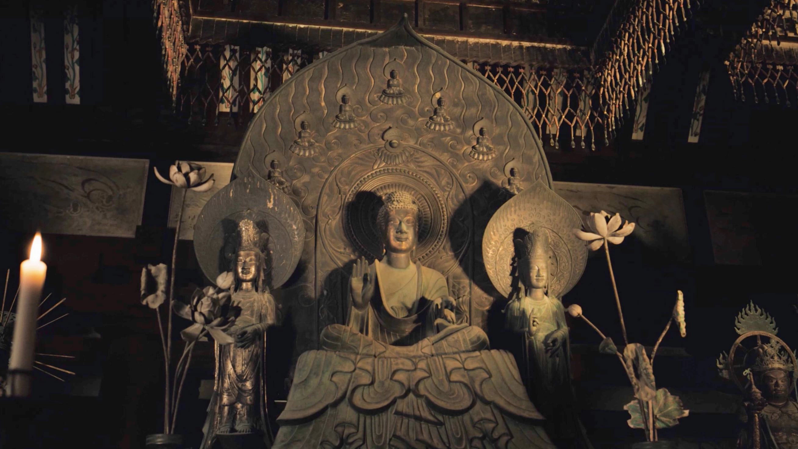 釈迦三尊像(提供:JR東海)