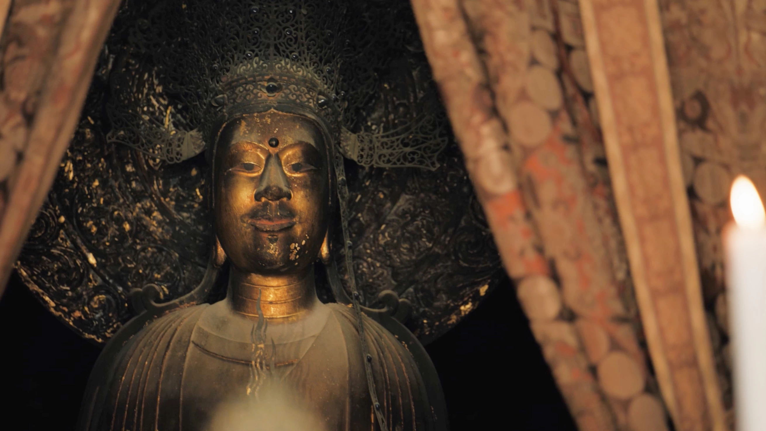 夢殿秘仏「救世観音像」(提供:JR東海)