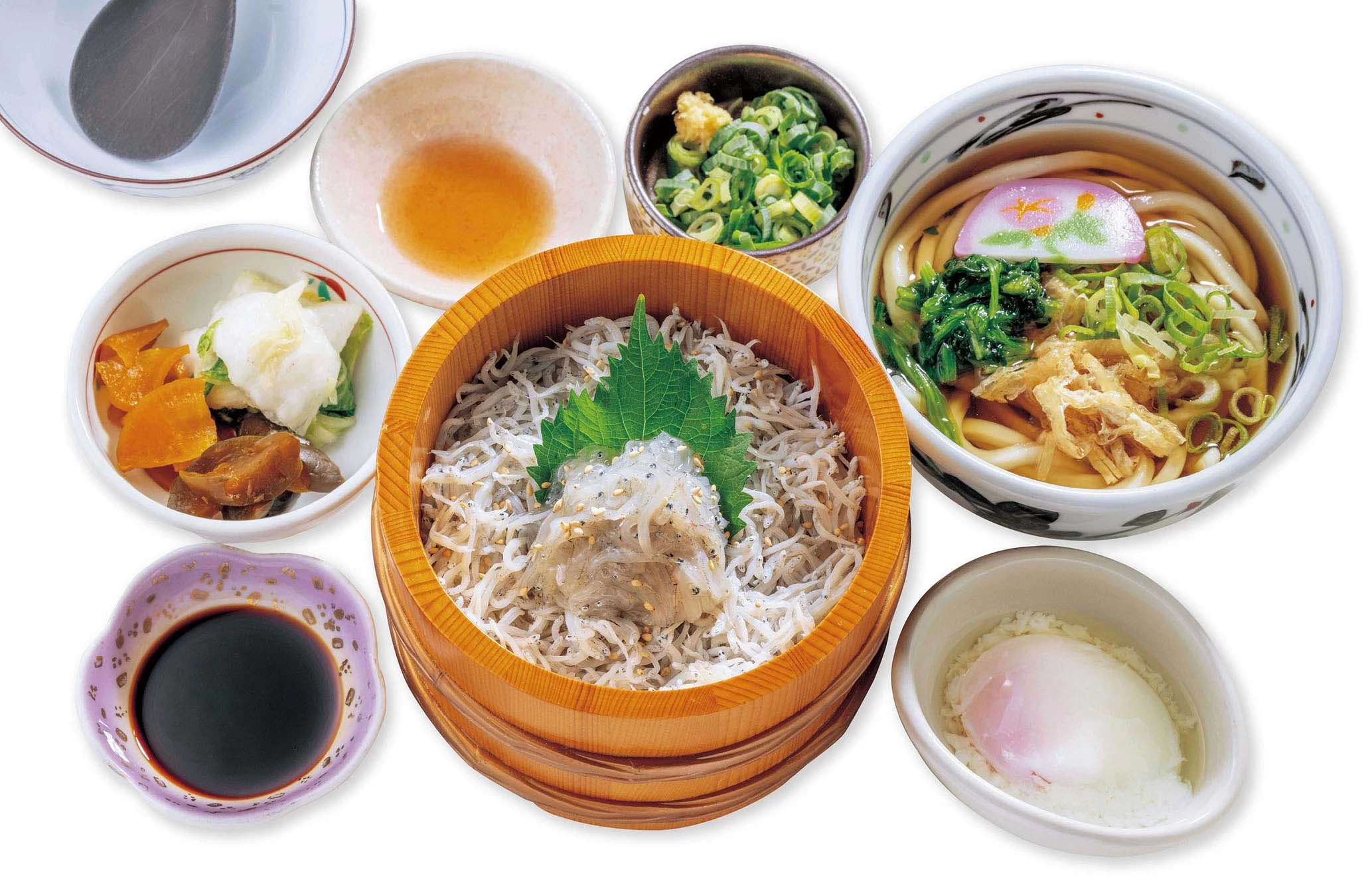 生しらすと釜揚げしらす二色丼