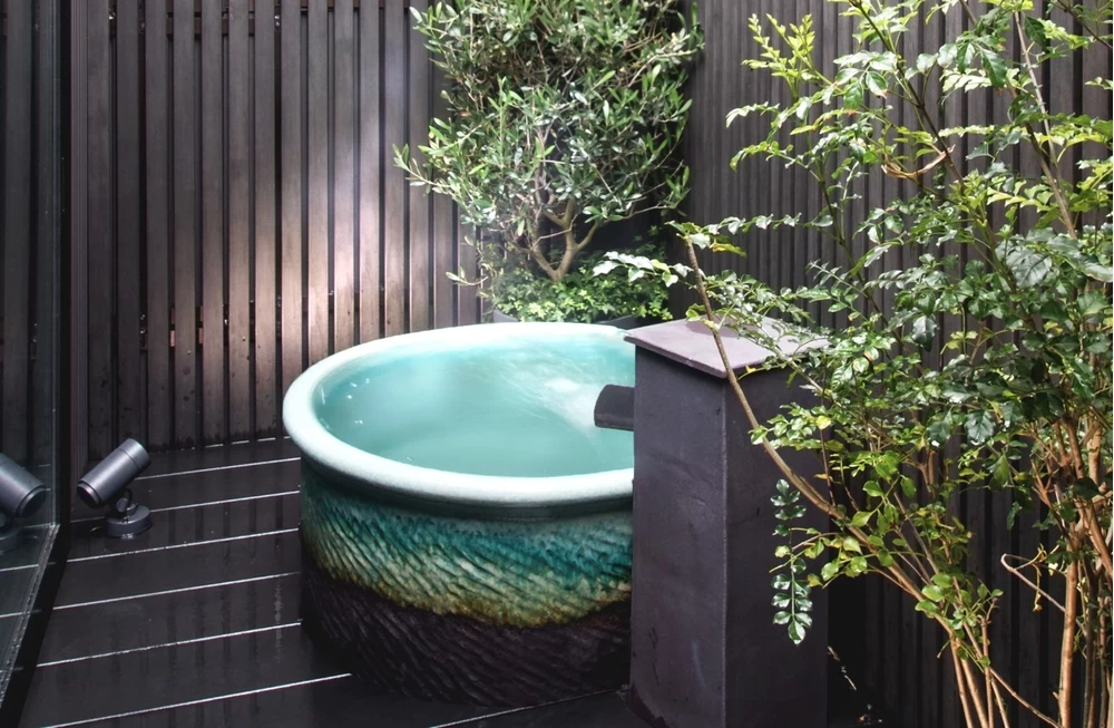 女性用大浴場　露天風呂