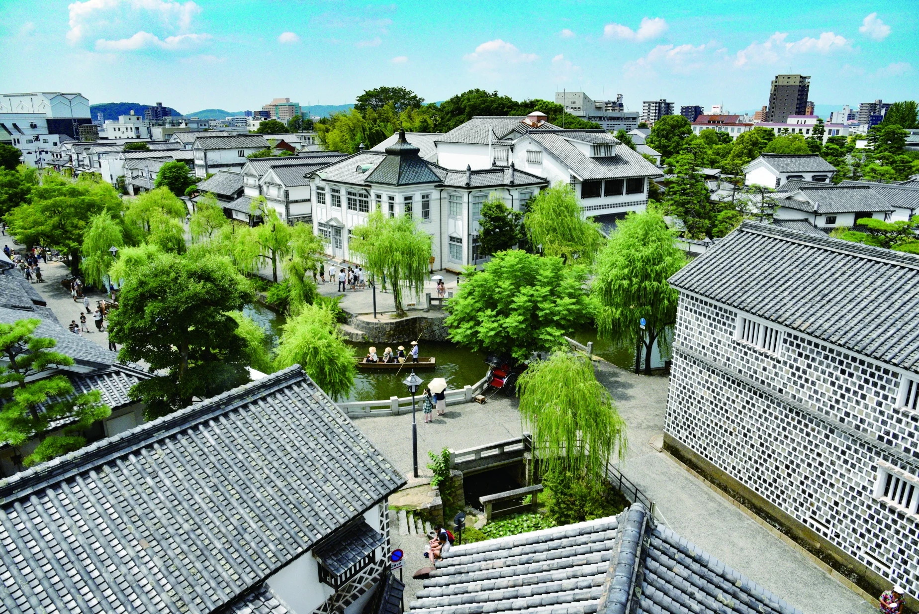 空から見た街並み