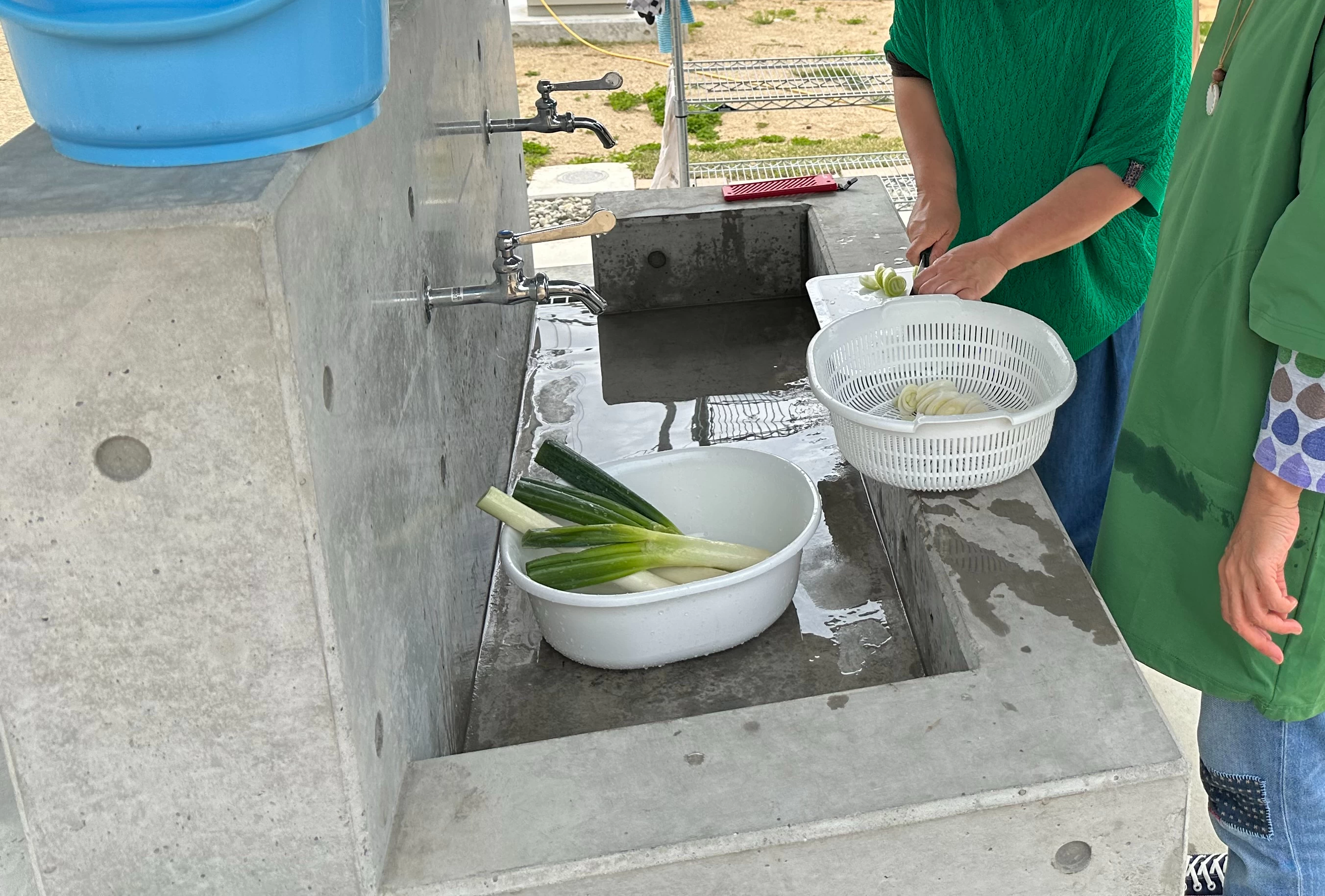 料理風景①（現地にて撮影）