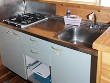 キッチン（現地にて撮影）