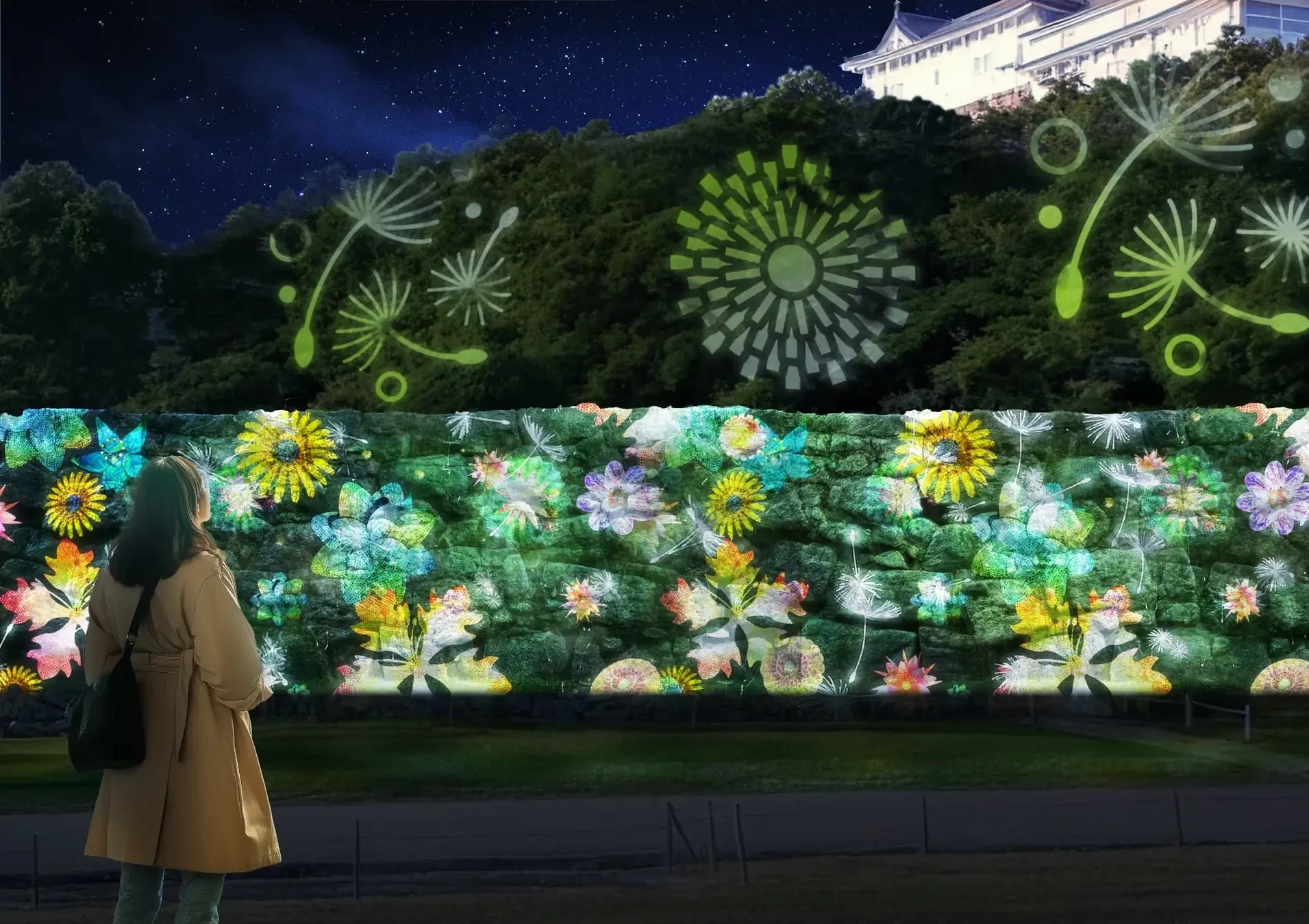 DANDELION Wall Projection