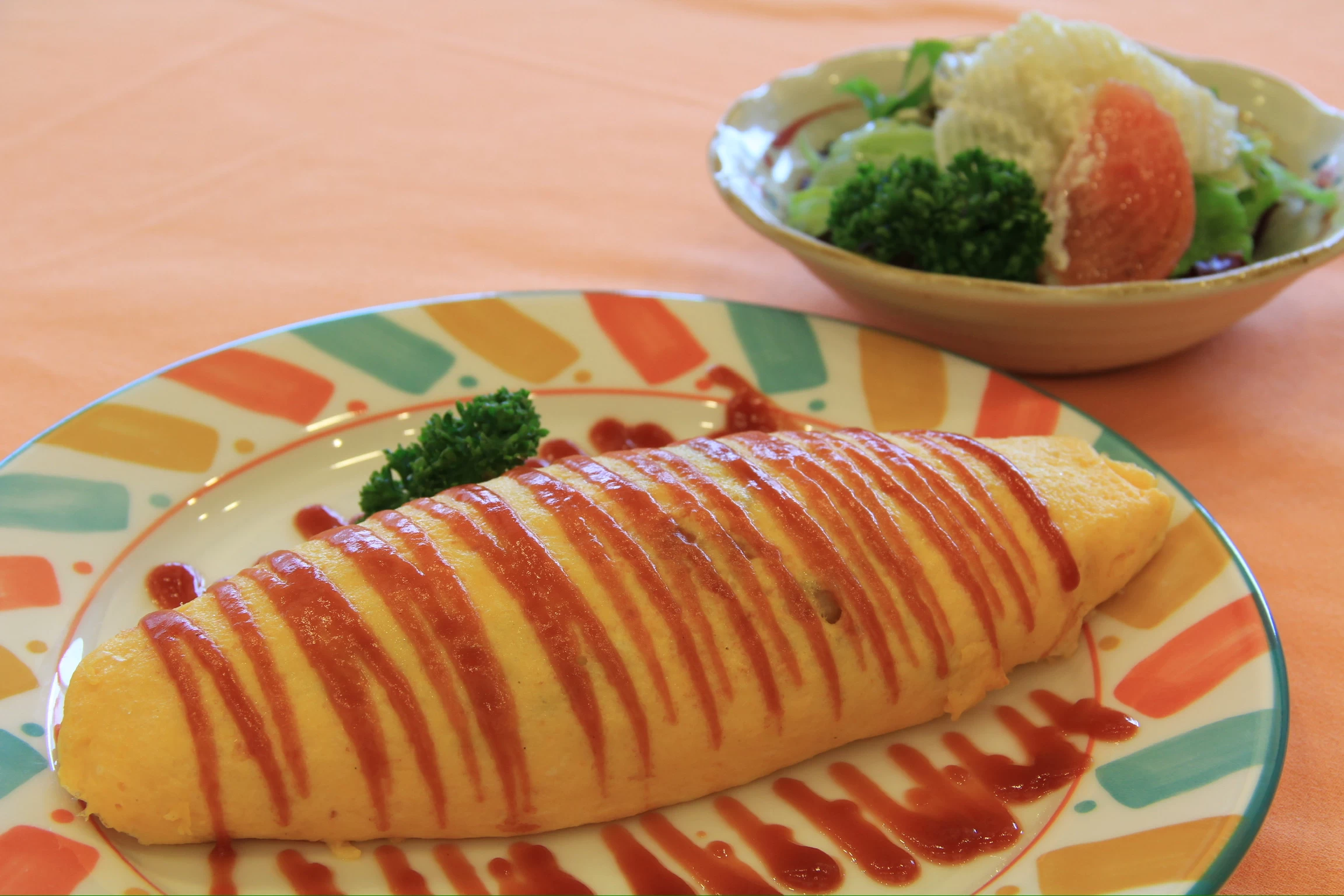 レストラン洋燈（那須御養卵のオムライス）