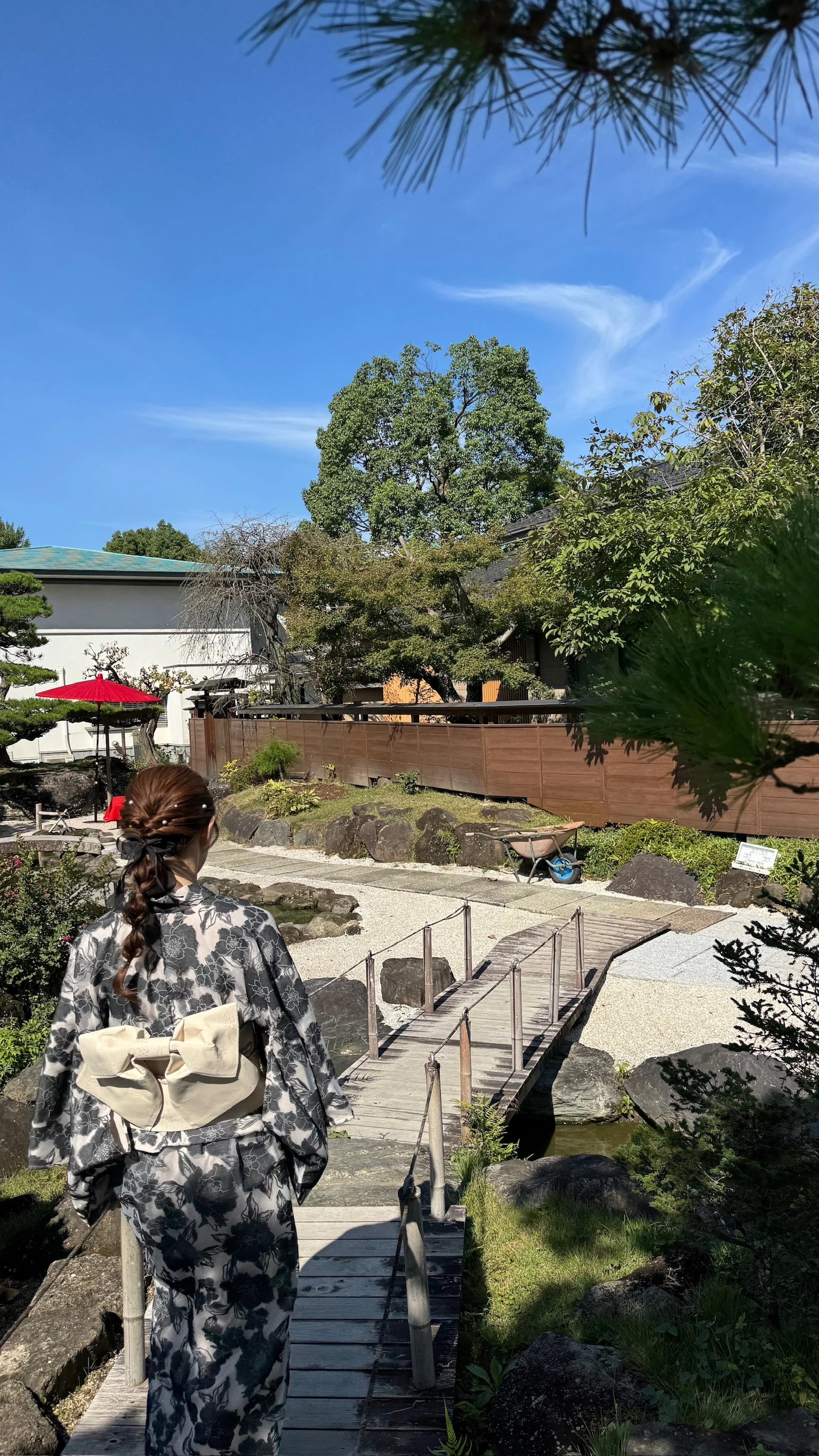 庭園内（現地にて撮影）