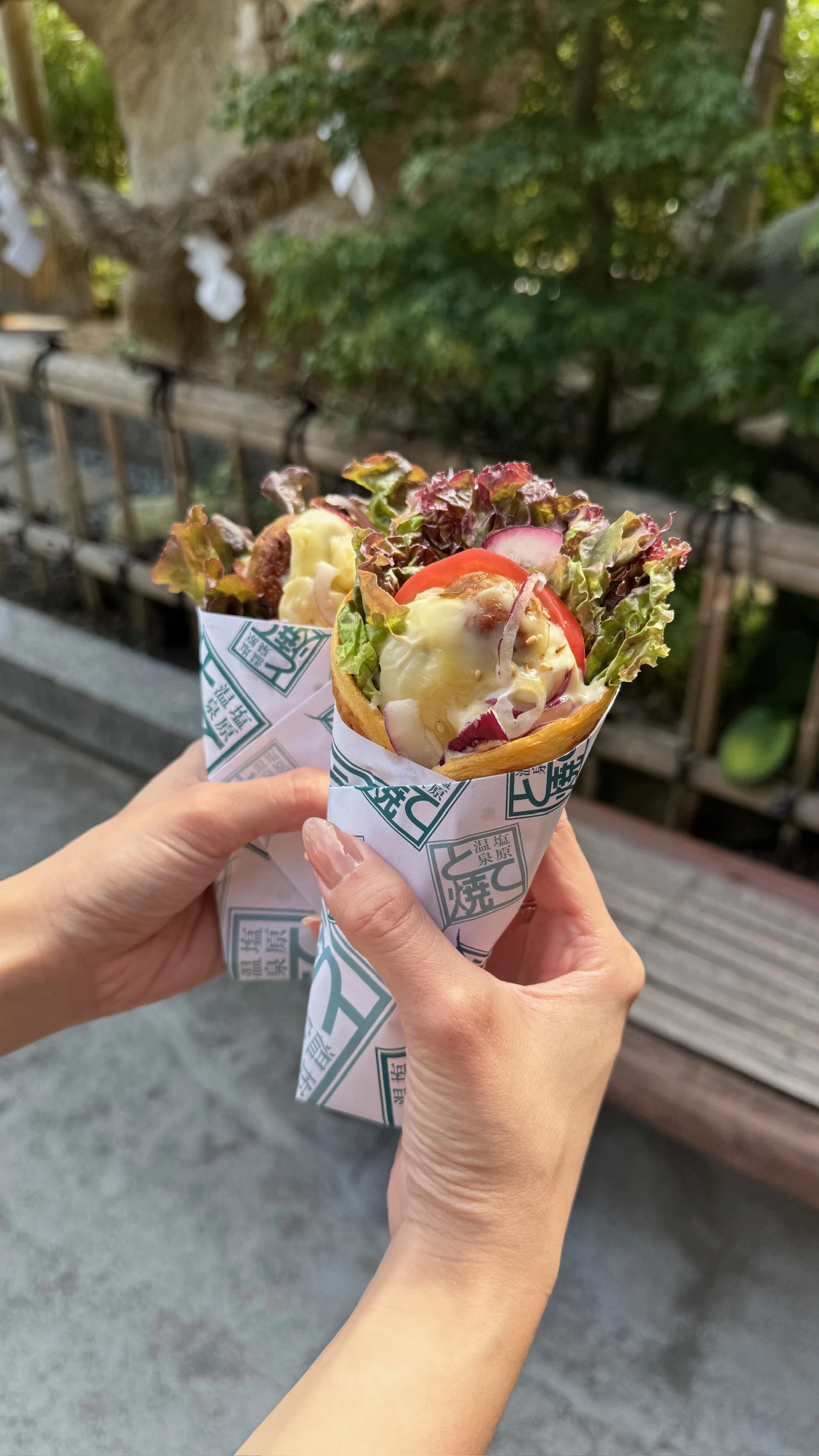 とて焼き（現地にて撮影）