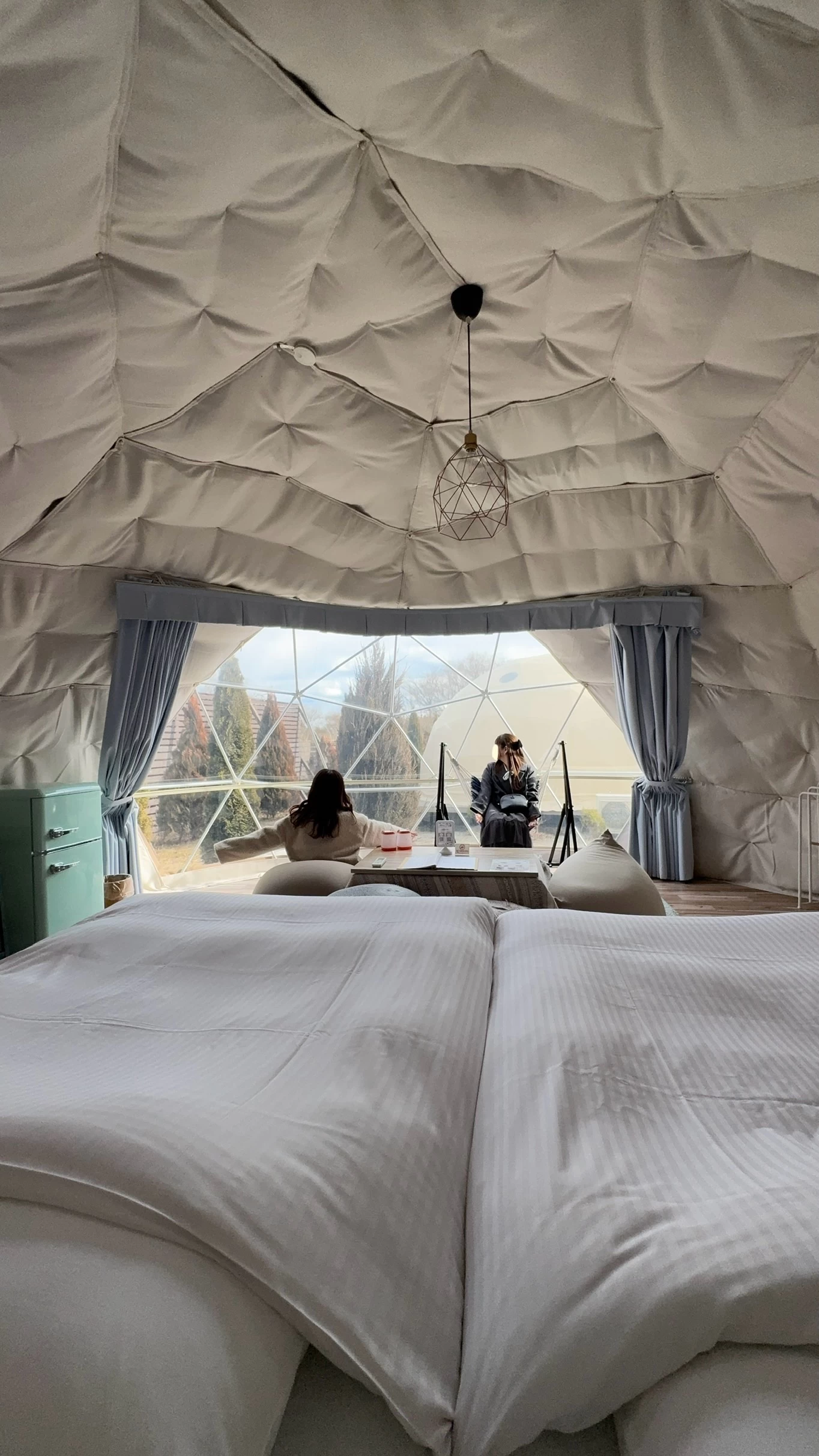 ハミルの森 ドームテント（現地にて撮影）