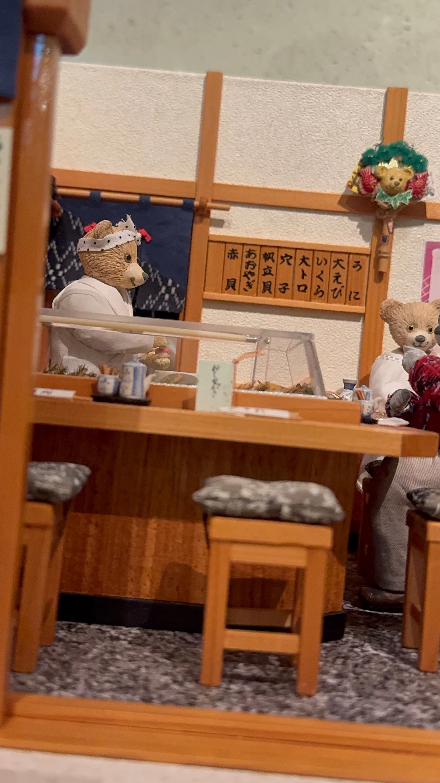 那須テディベアミュージアムのミニチュア（現地にて撮影）