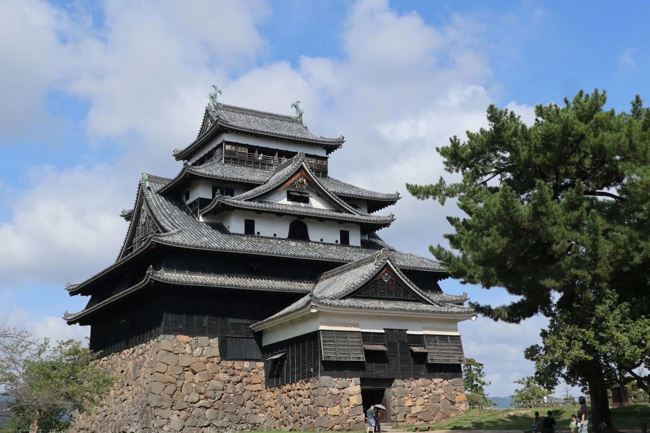 別名「千鳥城」と呼ばれる（現地にて撮影）
