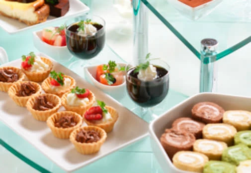 デザートビュッフェも人気