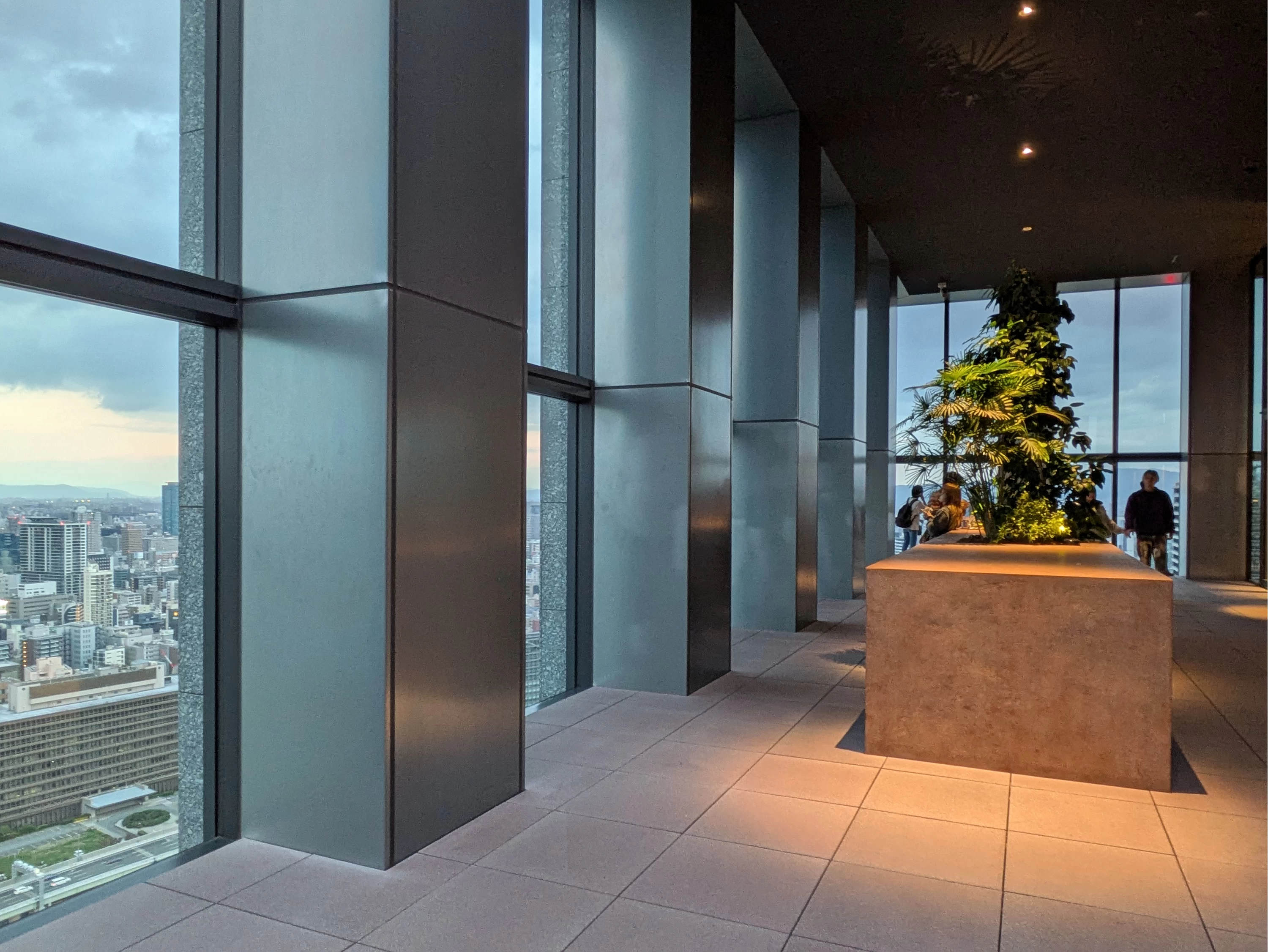 展望エリア（現地にて撮影）